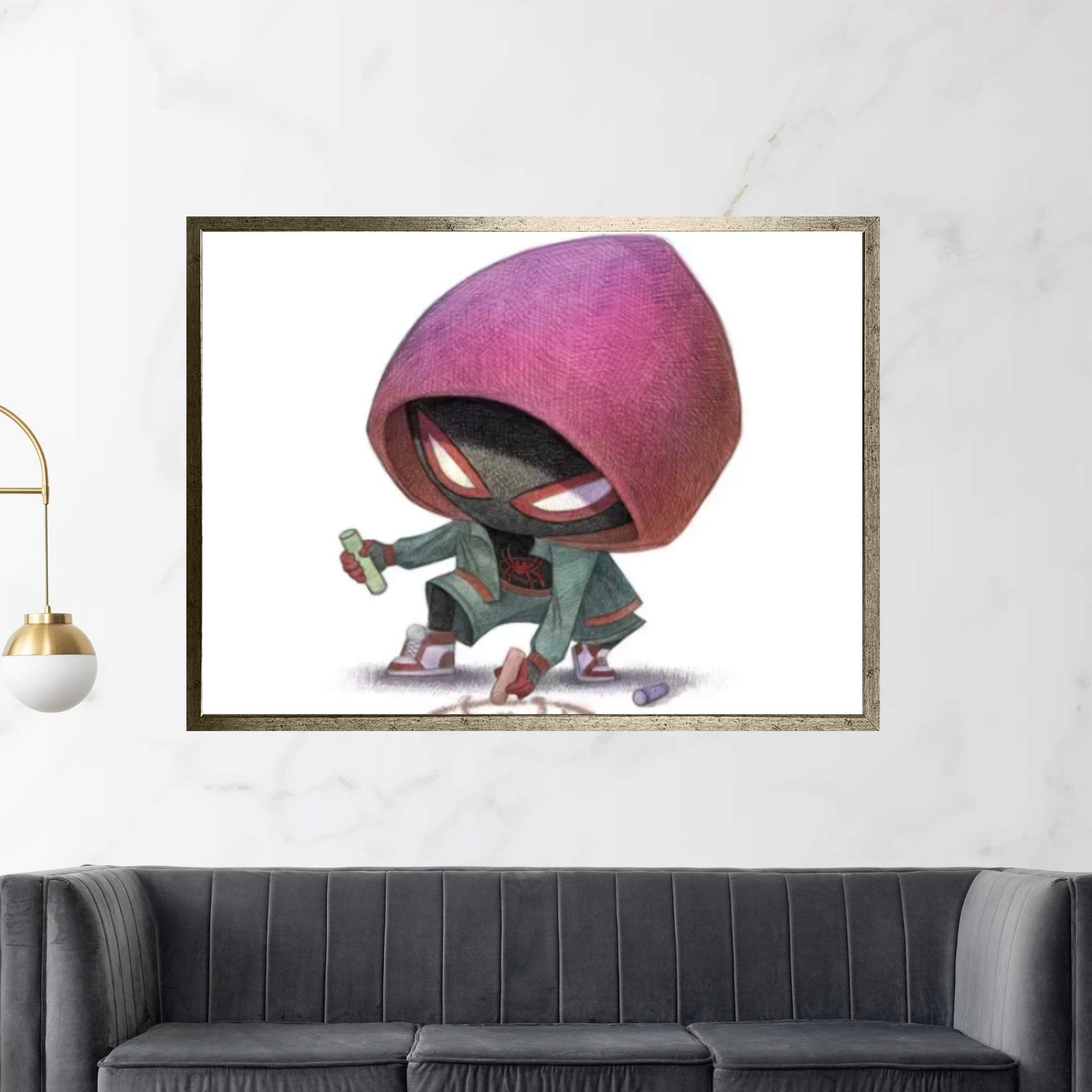 Baby Miles Canvas Wall Art - Y Canvas