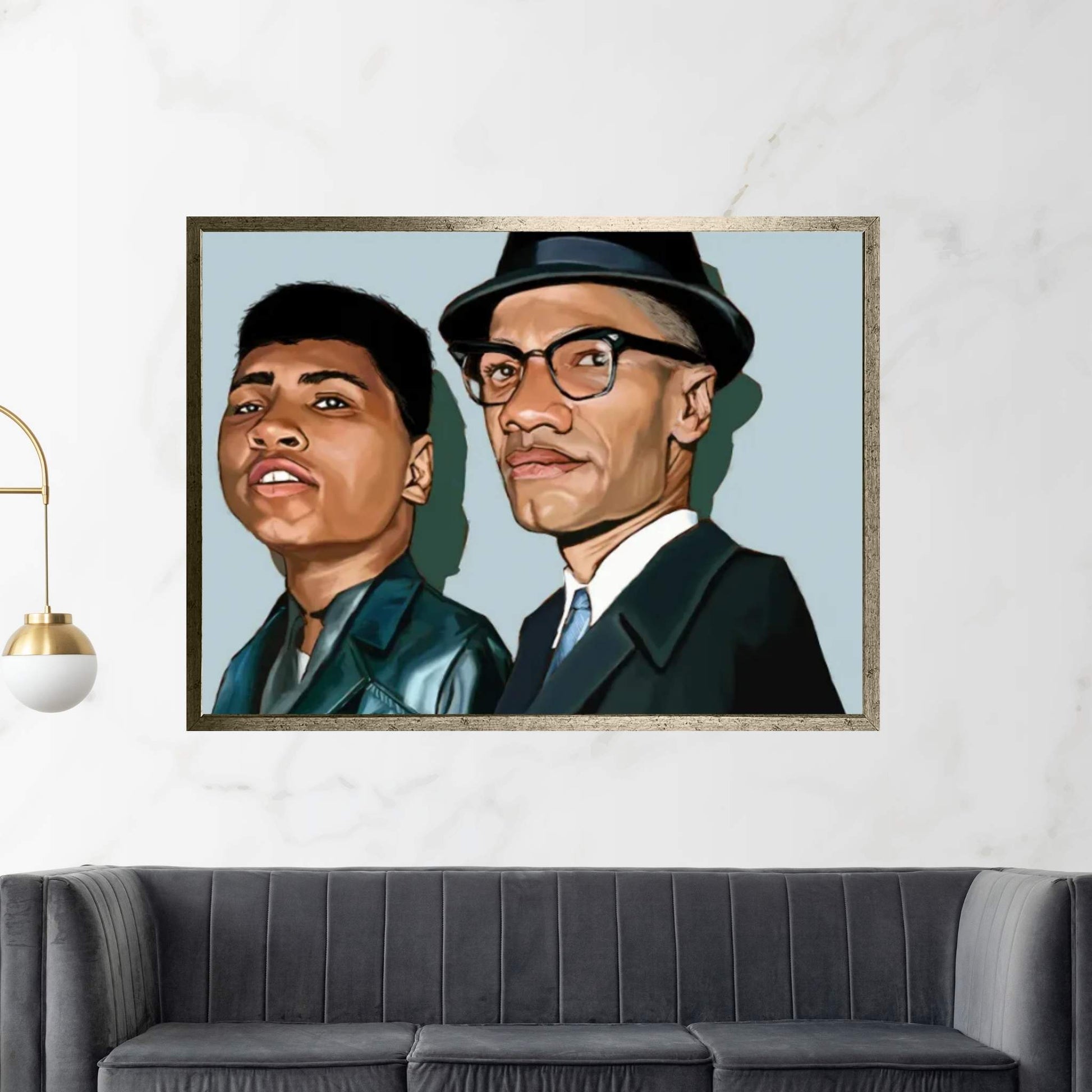 Ali And X Canvas Wall Art - Y Canvas