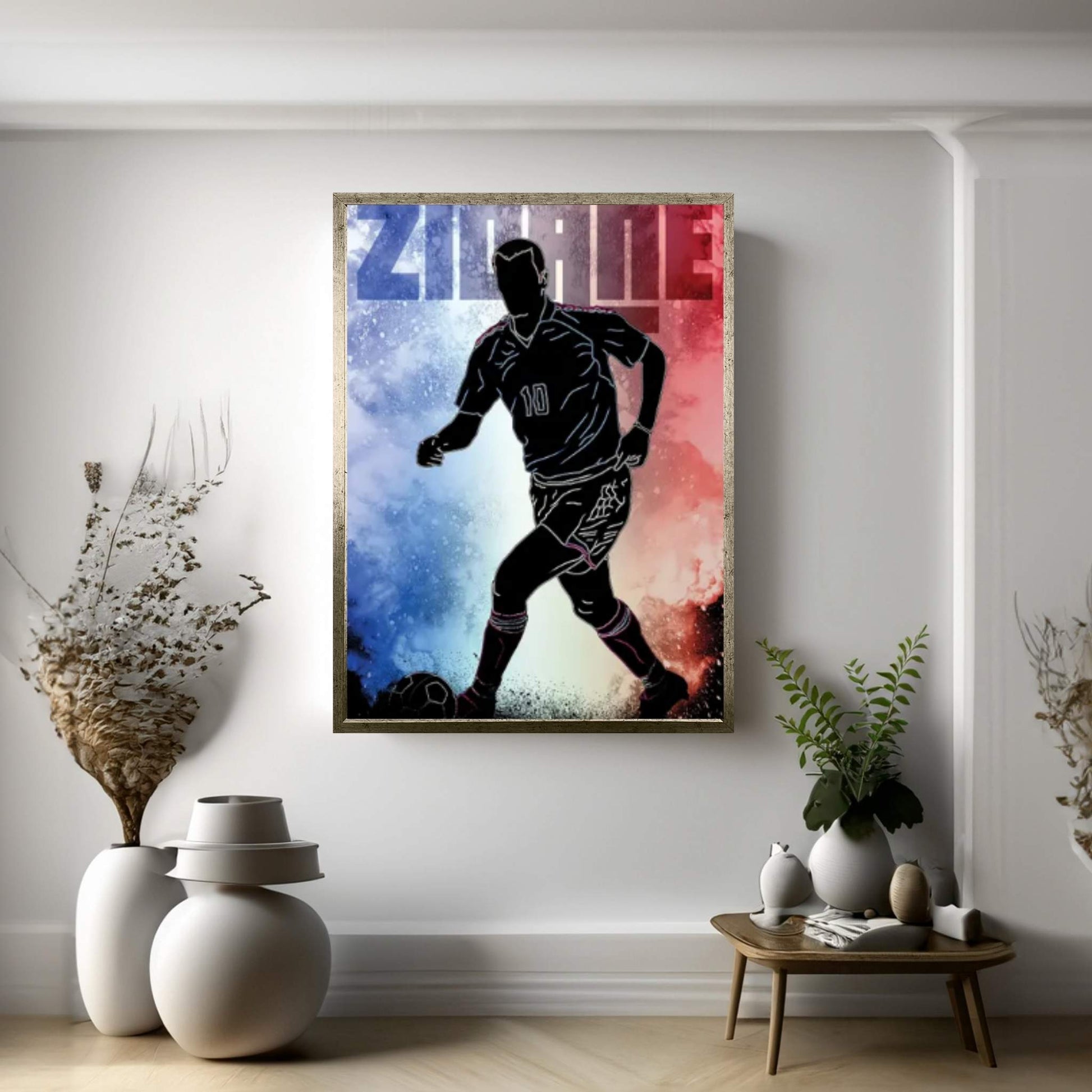 Soul Of Zizou Canvas Wall Art - Y Canvas