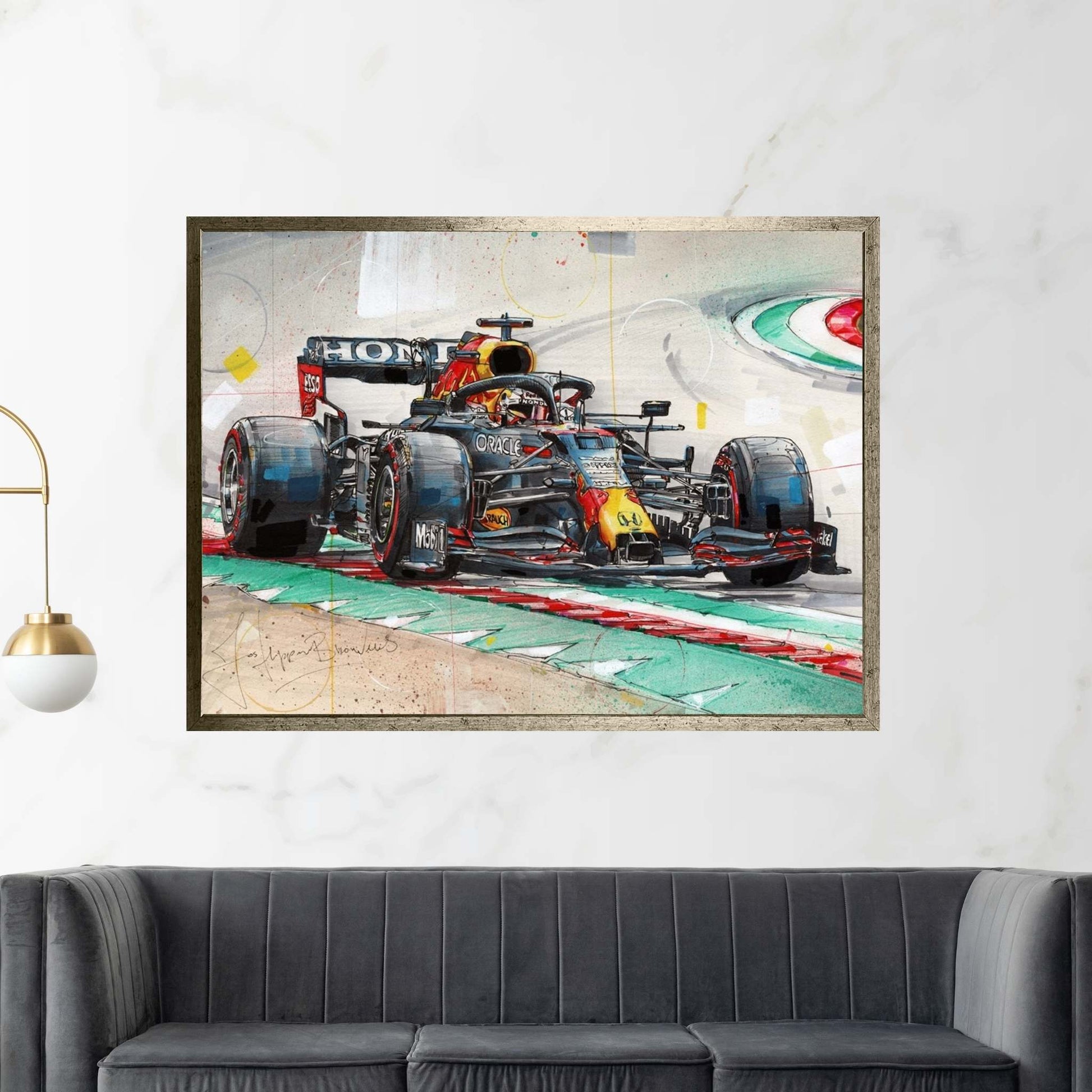Max Verstappen Canvas Wall Art - Y Canvas