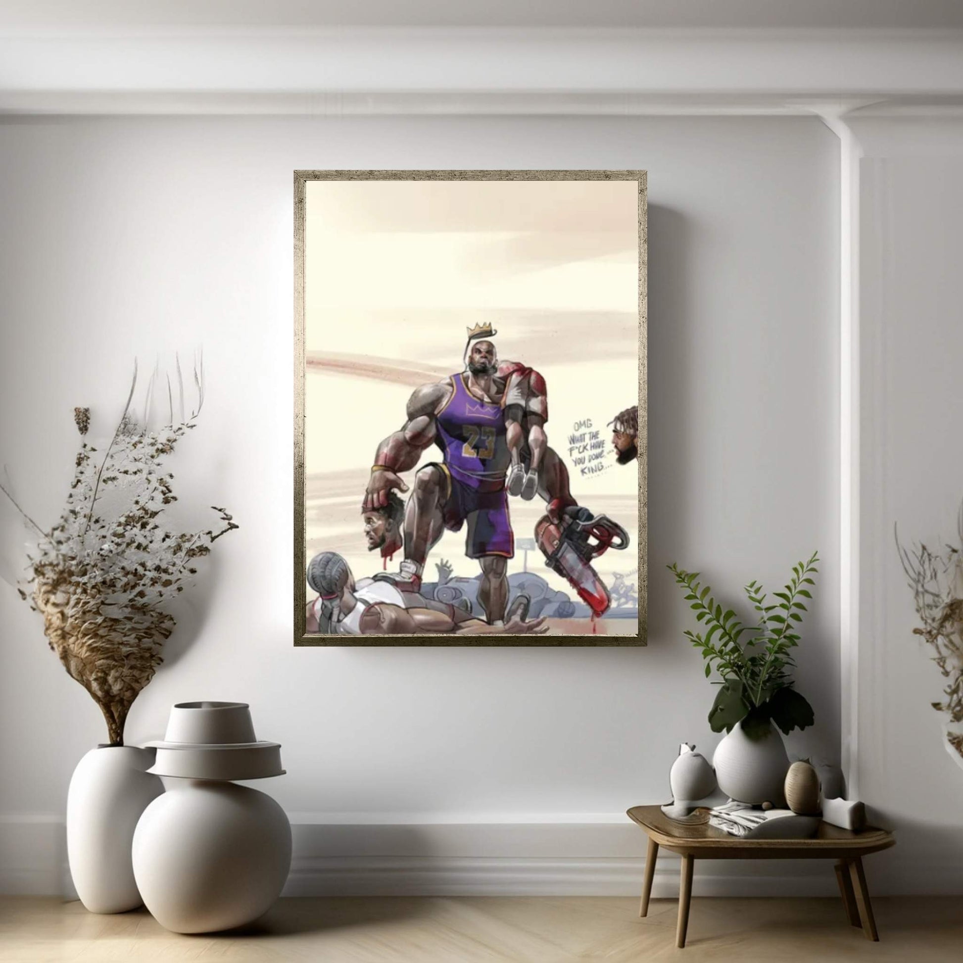 Bloody Madness Canvas Wall Art - Y Canvas
