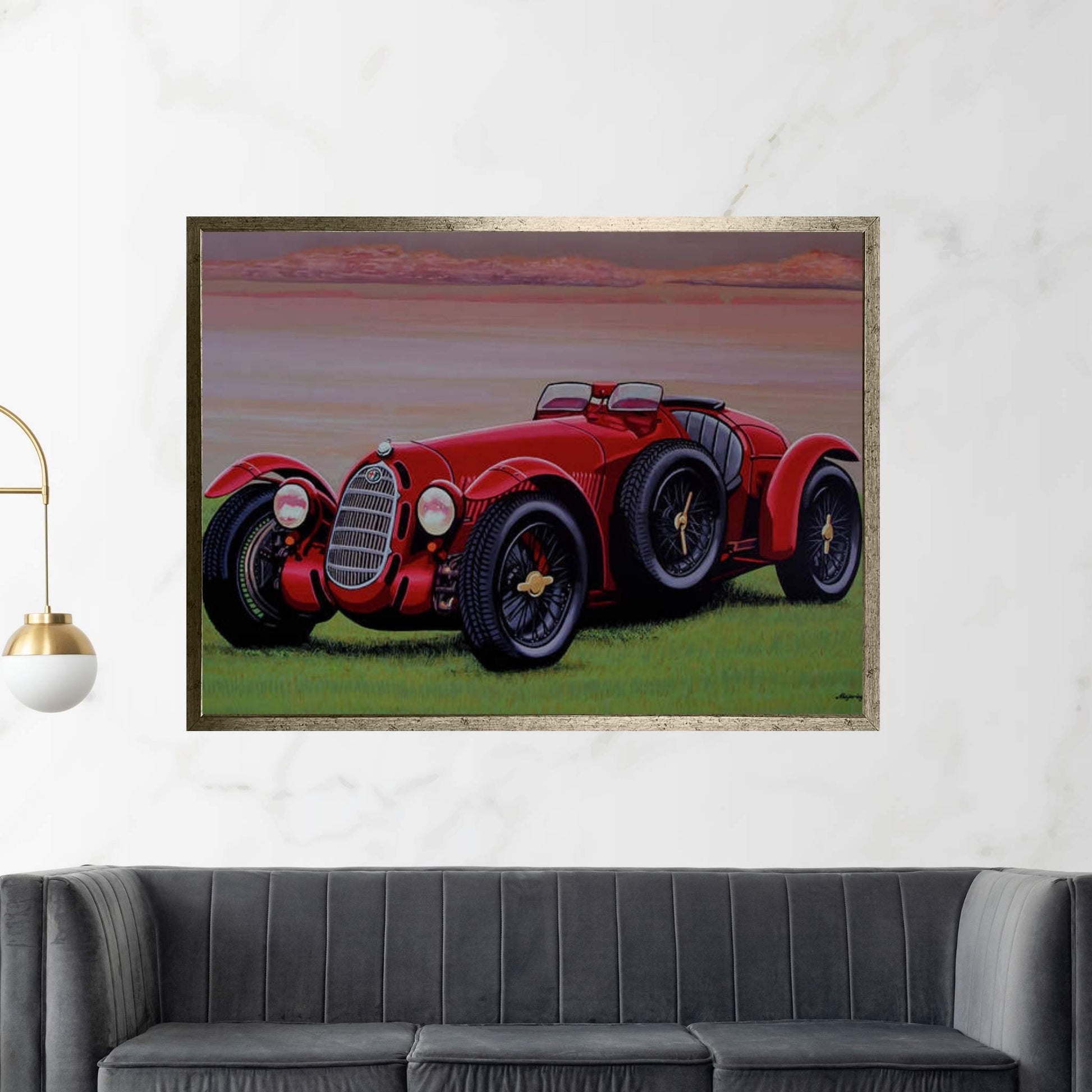 Alfa 8C 2900 Canvas Wall Art - Y Canvas