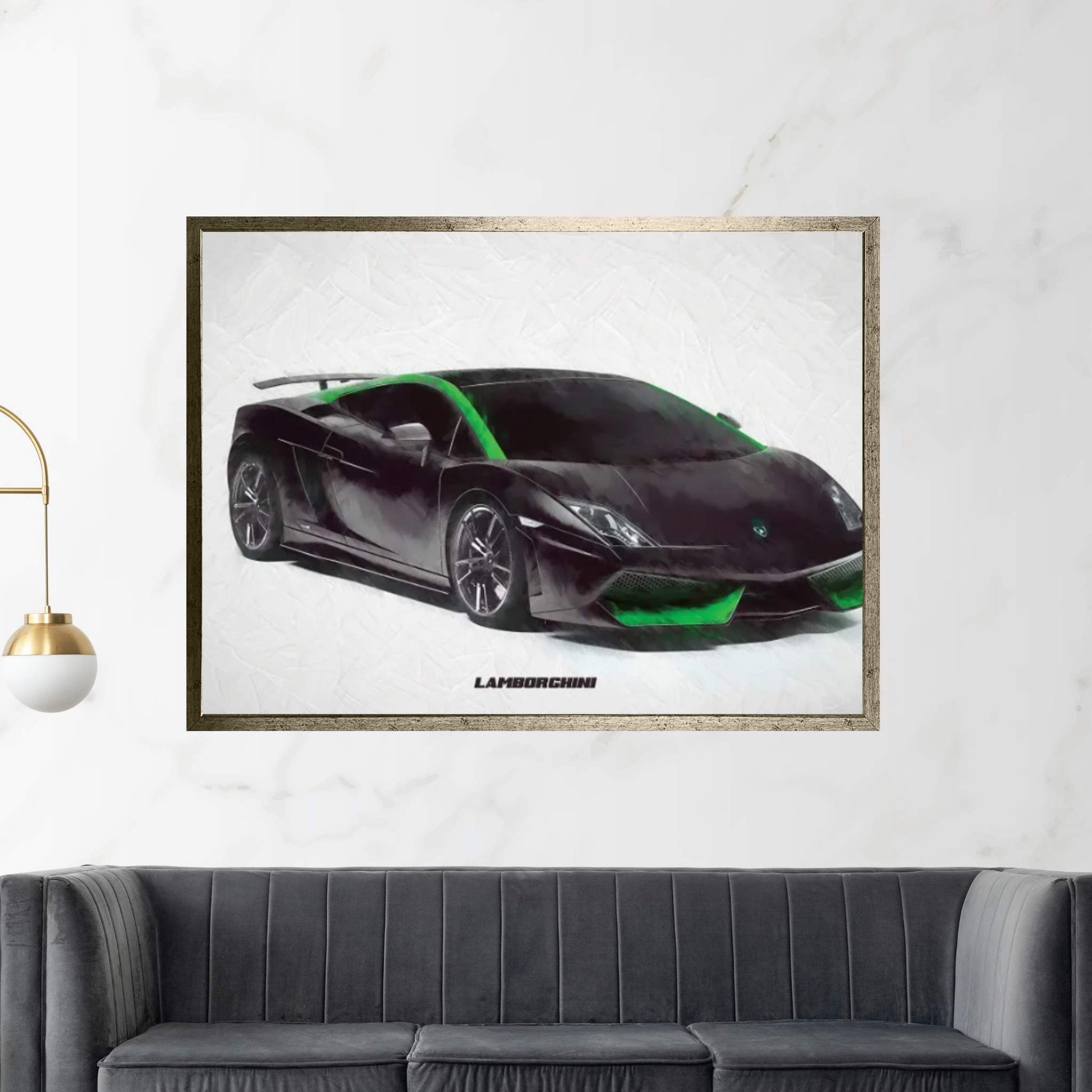Lamborghini II Canvas Wall Art - Y Canvas