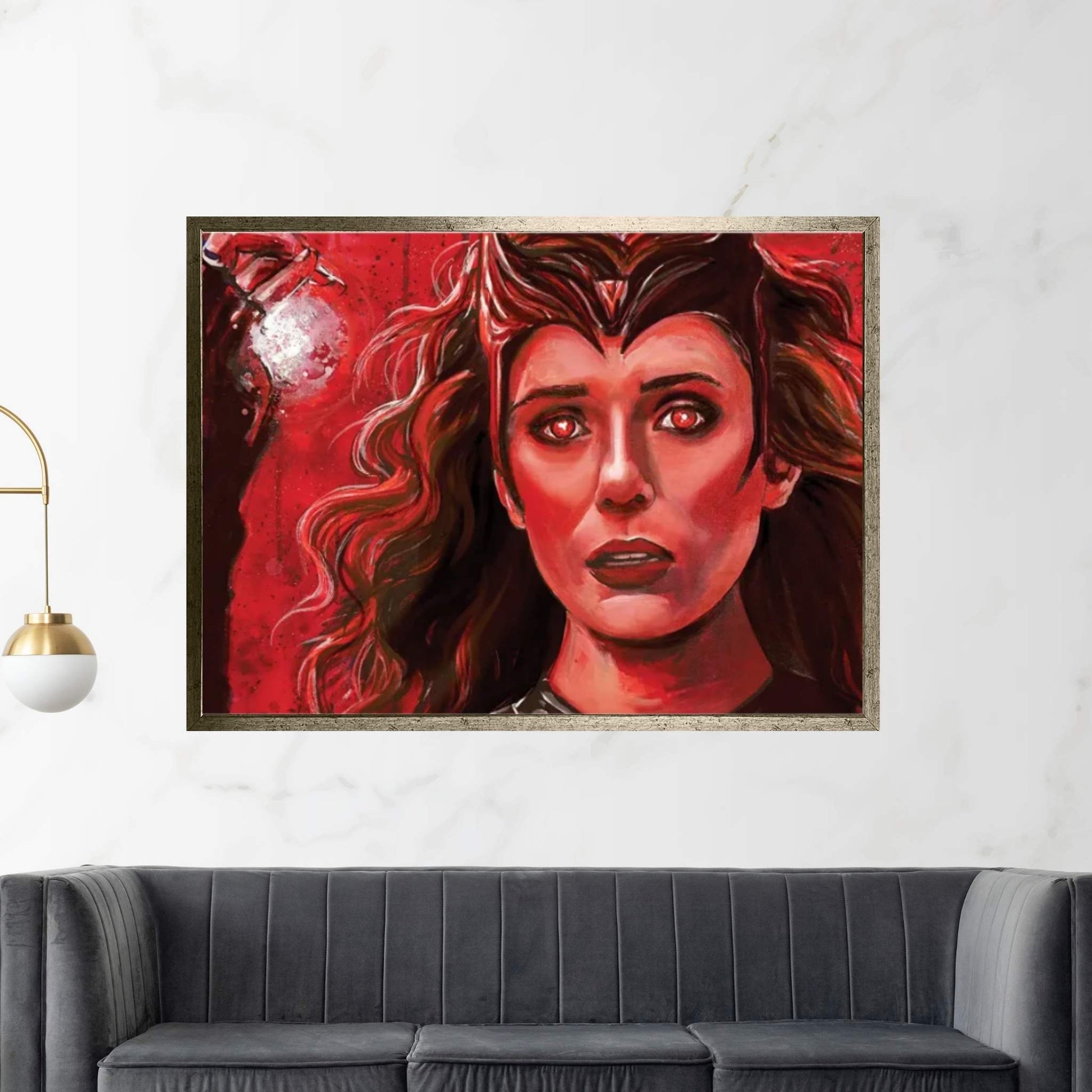 Scarlet Witch Canvas Wall Art - Y Canvas