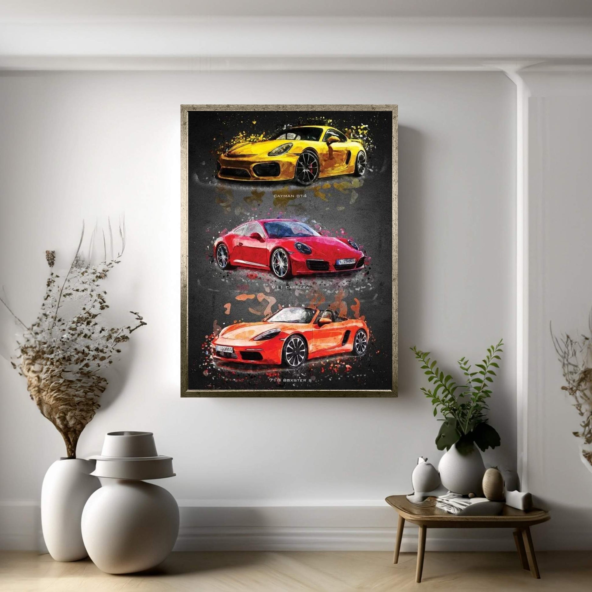 Porsche2 Canvas Wall Art - Y Canvas