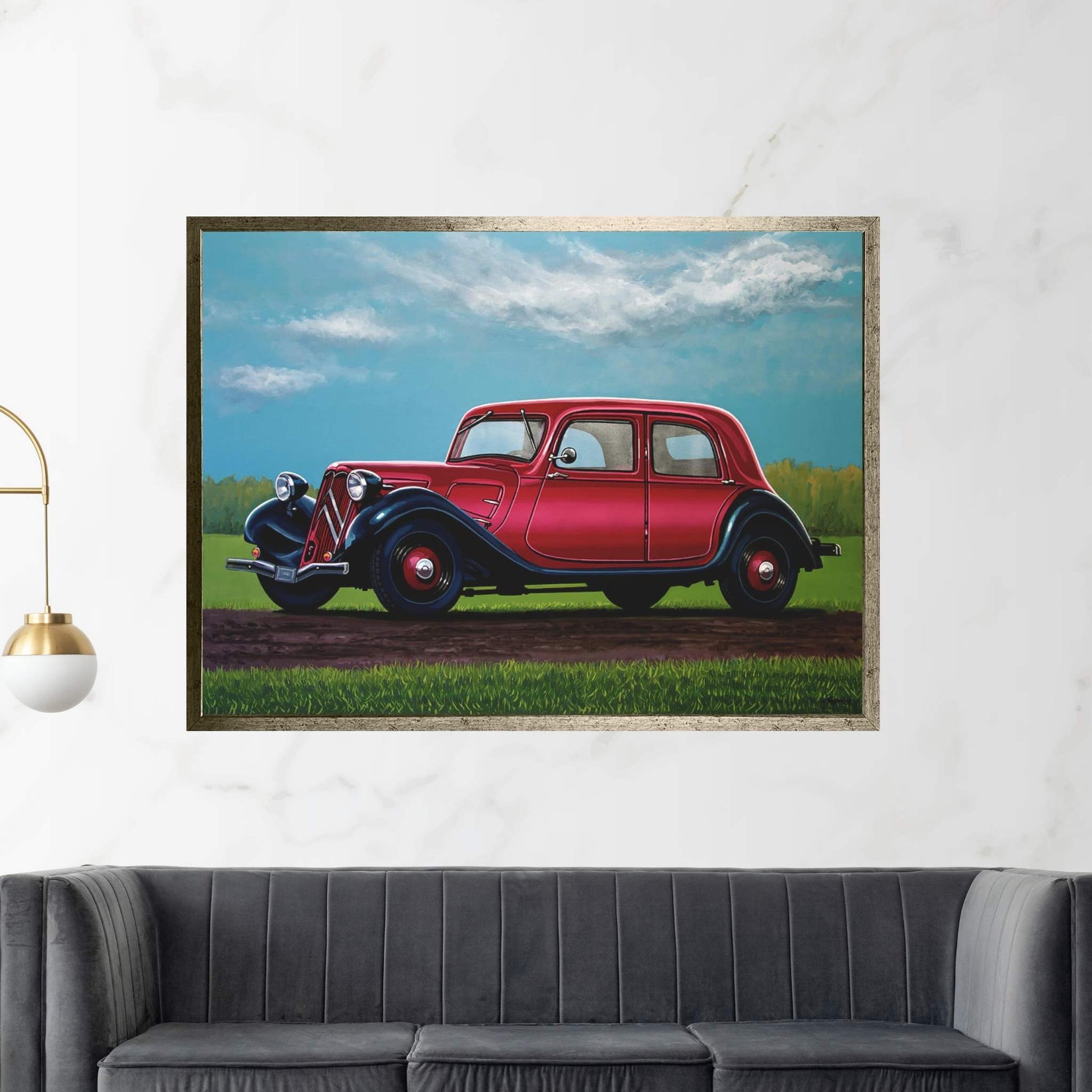 Citroen Traction Avant 1934 Canvas Wall Art - Y Canvas