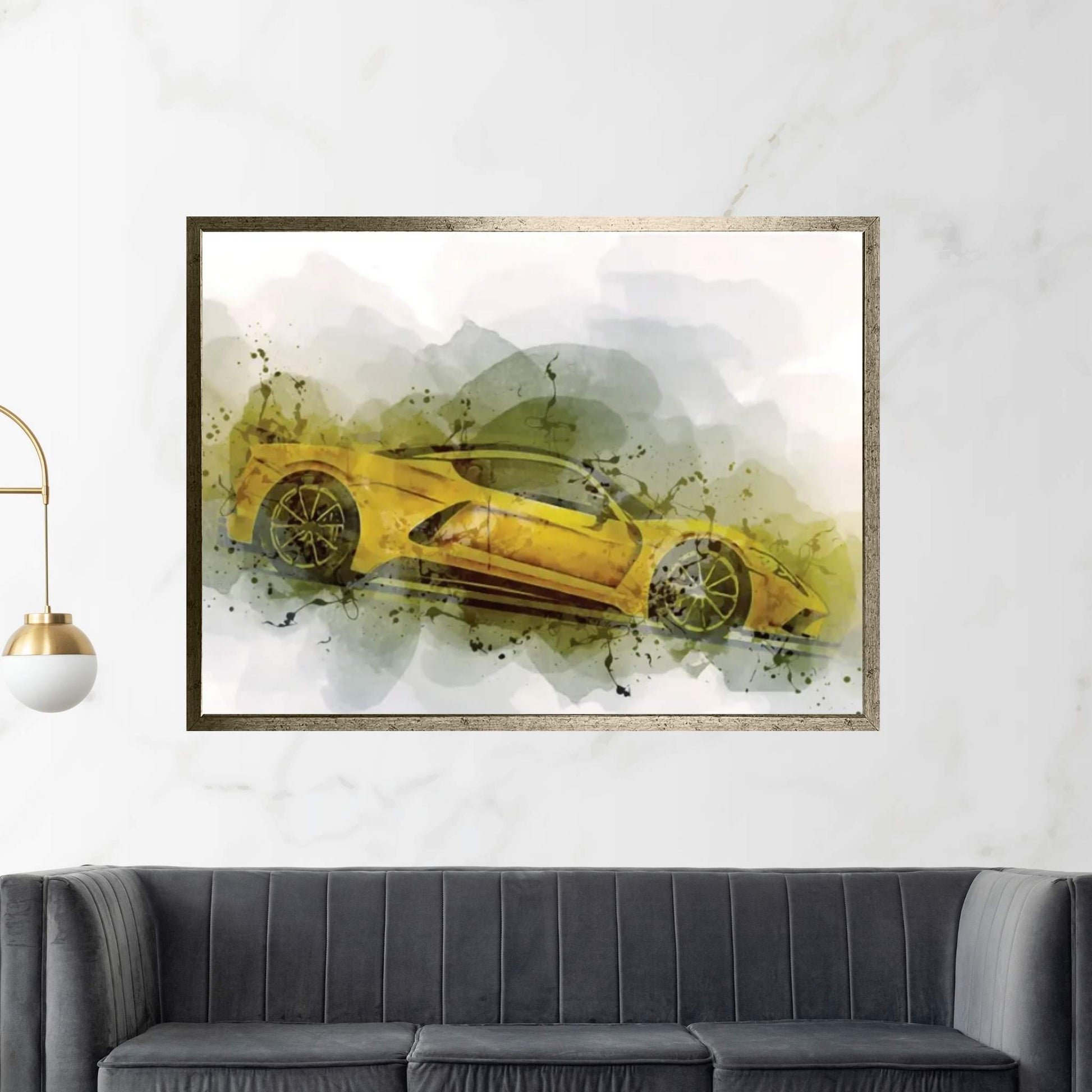 Hennessey Venom F5 2021 Exterior Canvas Wall Art - Y Canvas