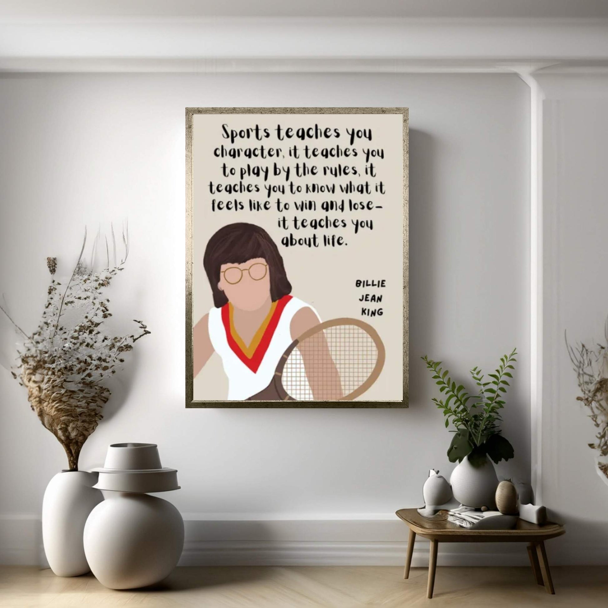 Jean King Quote Canvas Wall Art - Y Canvas