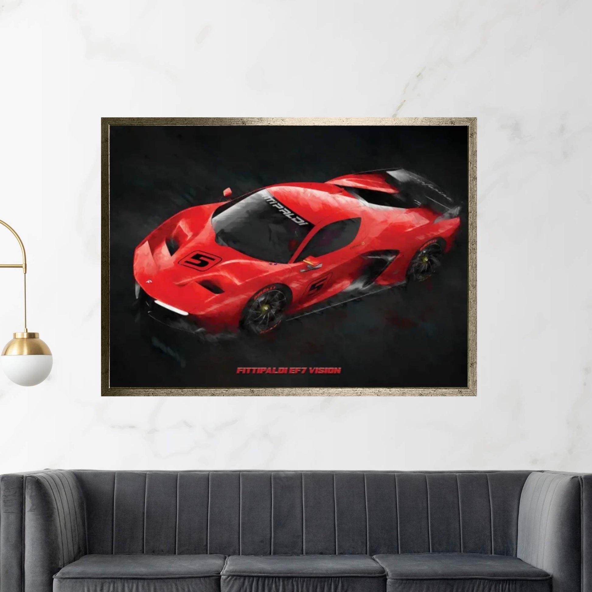 Fittipaldi EF7 Vision Canvas Wall Art - Y Canvas