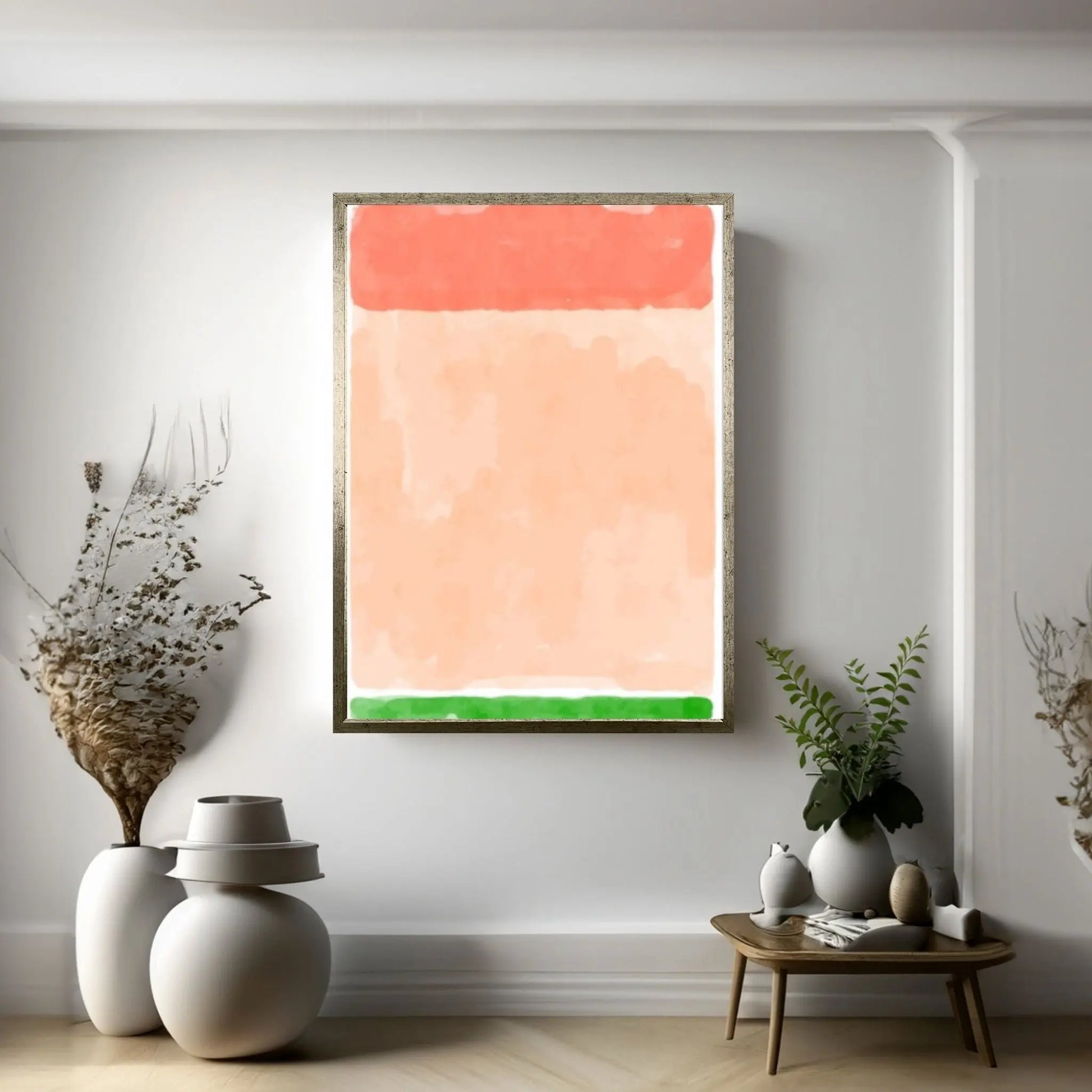 Mark Rothko Frame Canvas/Poster Art Reproduction, Rothko Reproduction - Y Canvas