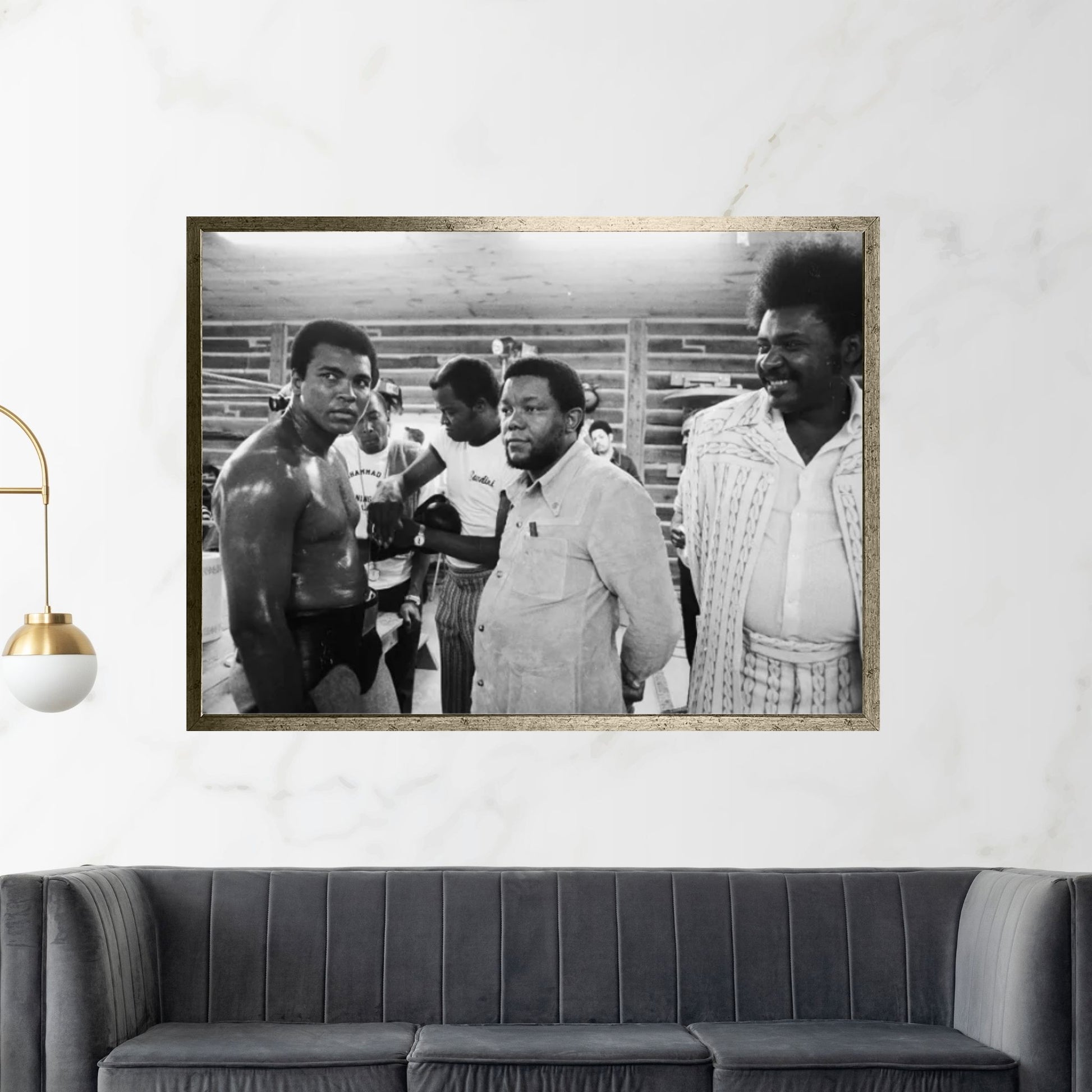 Muhammad Ali, Promoter And Training Team Canvas Wall Art - Y Canvas