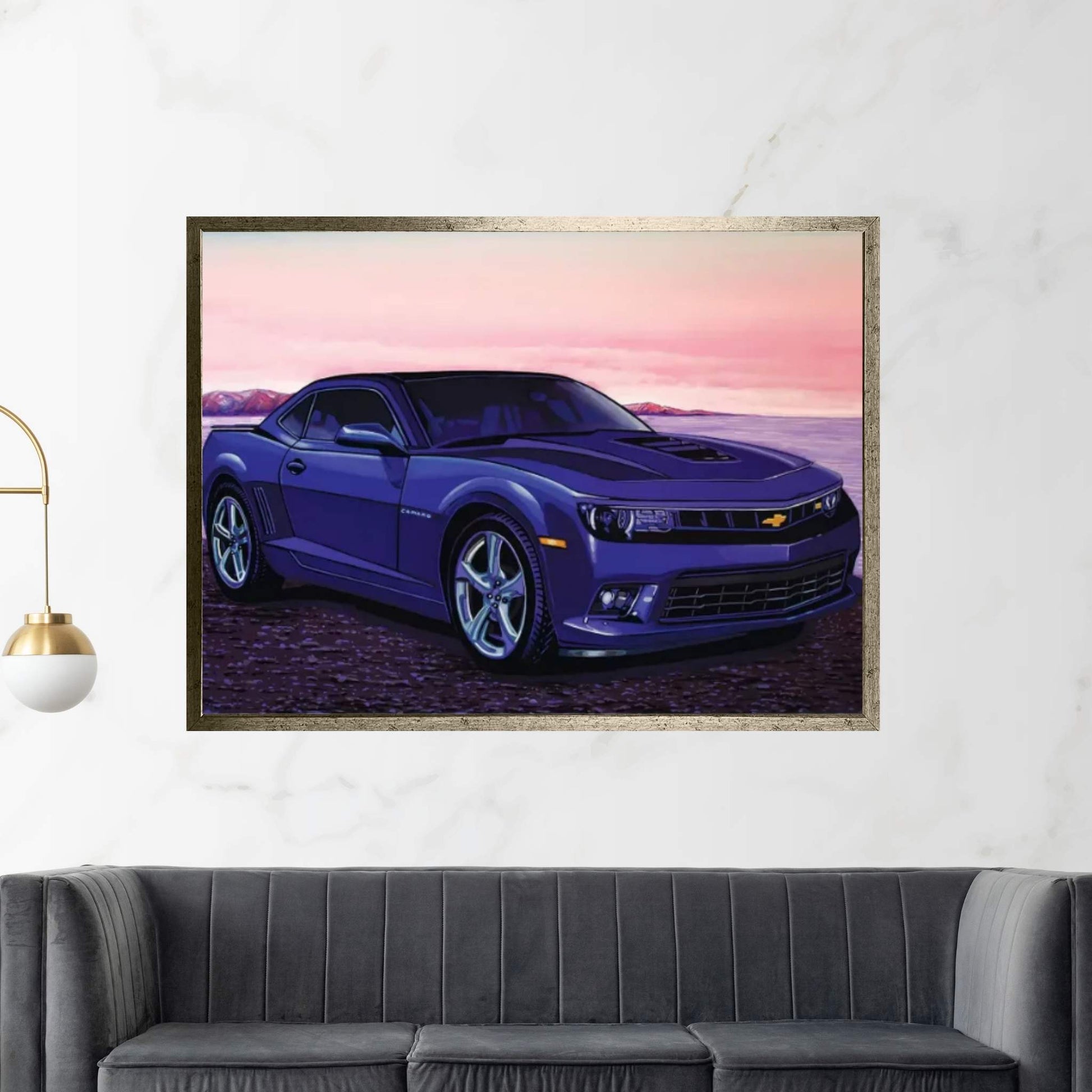 Chevrolet Camaro Car Canvas Wall Art - Y Canvas
