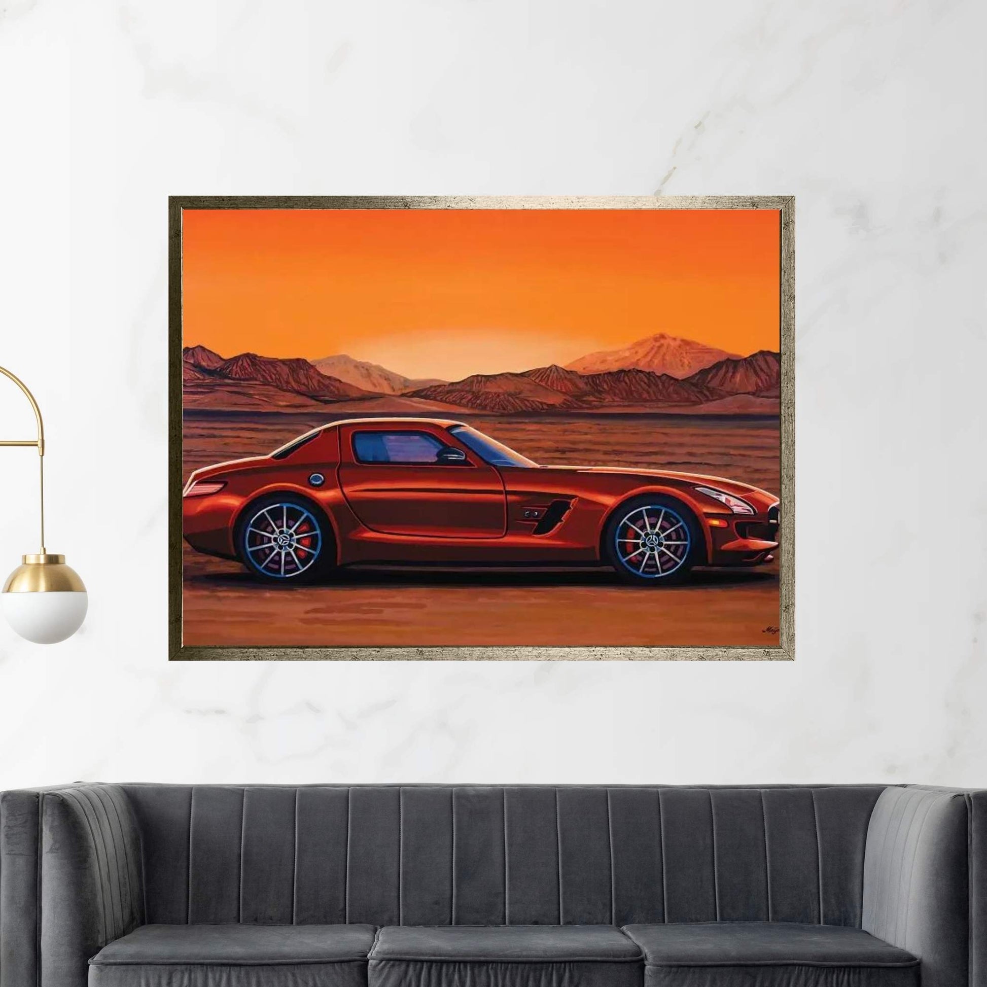 Mercedes Benz Sls Amg Gt Final Edition Canvas Wall Art - Y Canvas