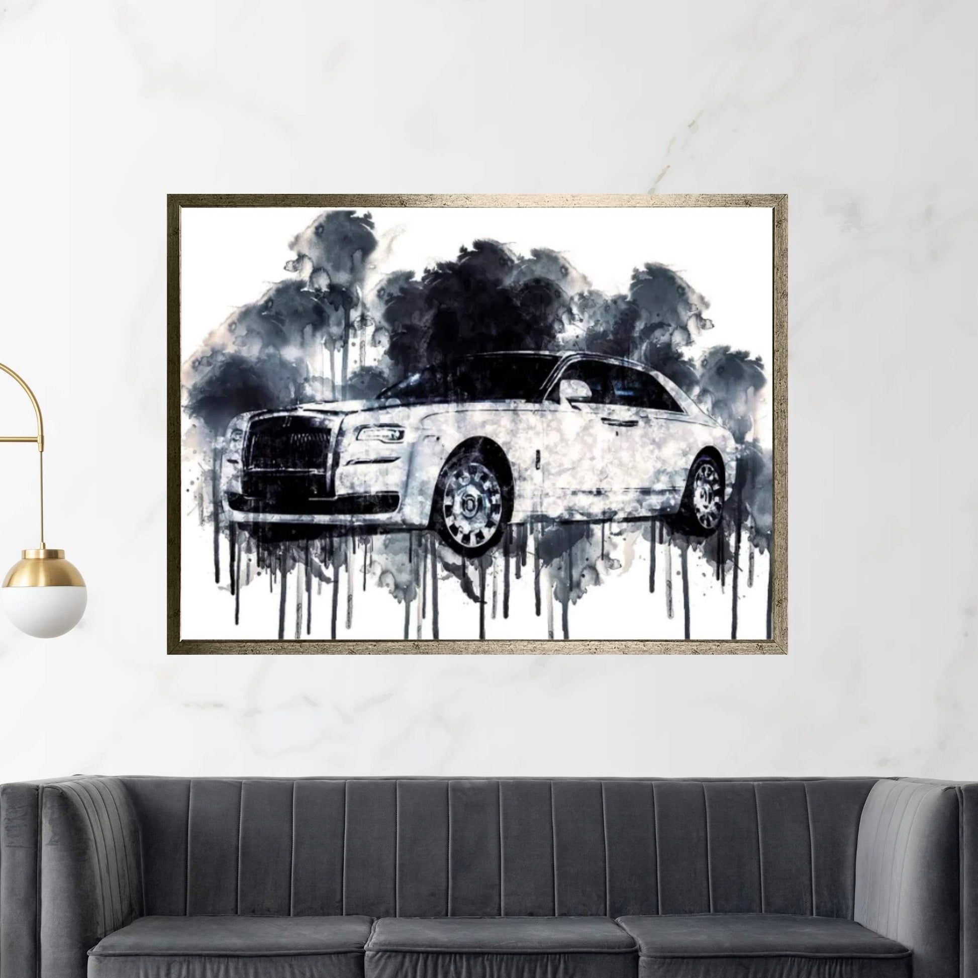 Rolls Royce Ghost Eternal Love 2016 Canvas Wall Art - Y Canvas