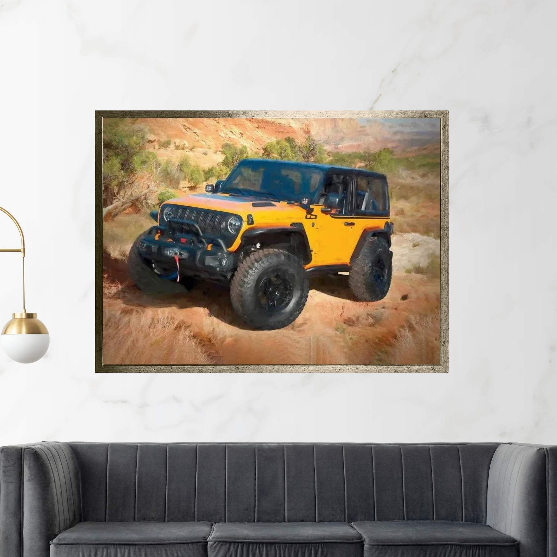 Jeep Canvas Wall Art - Y Canvas