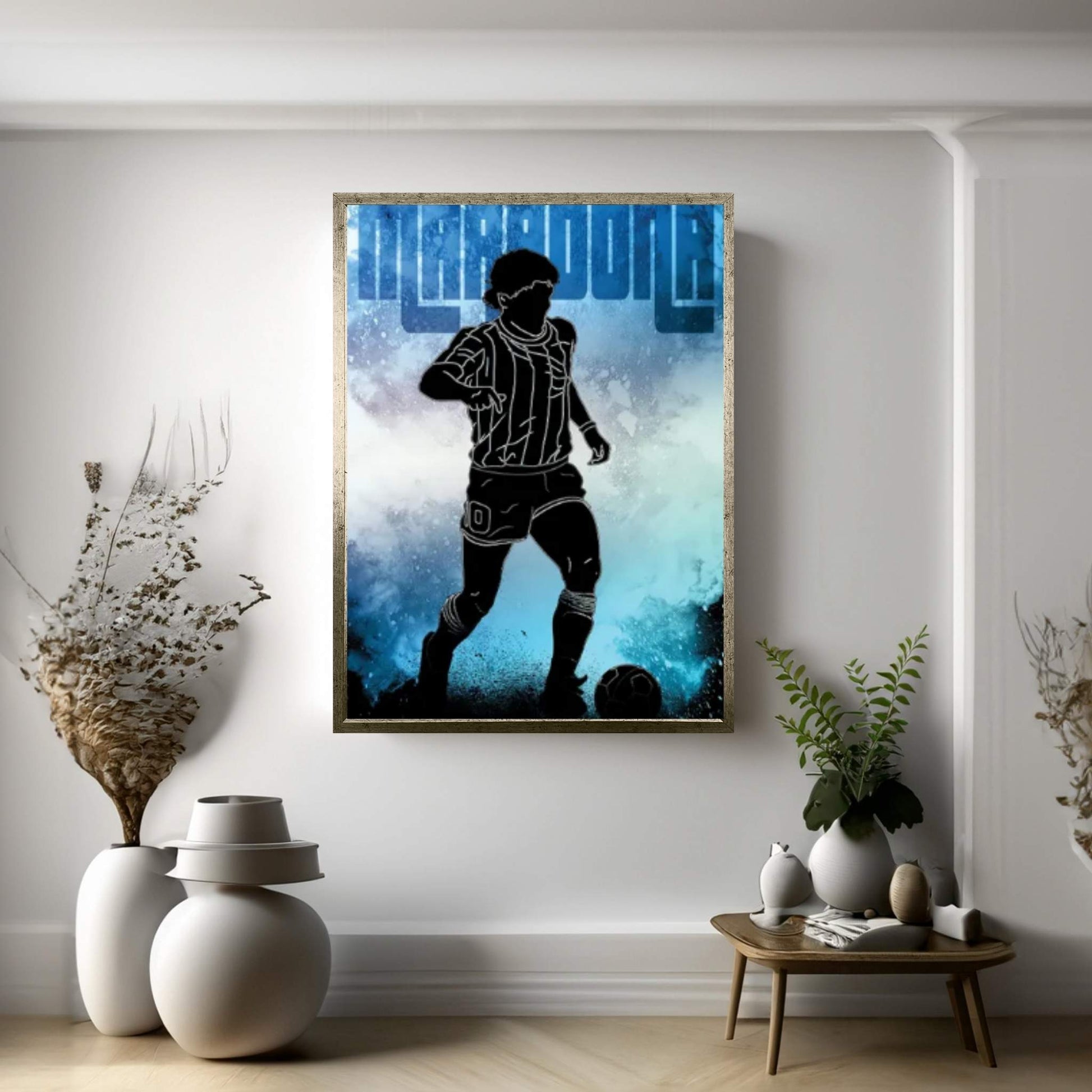 Soul Of El Pibe De Oro Canvas Wall Art - Y Canvas