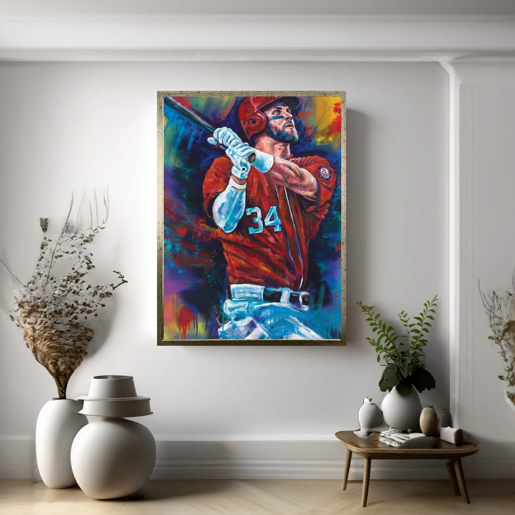 Bryce Harper Canvas Wall Art - Y Canvas