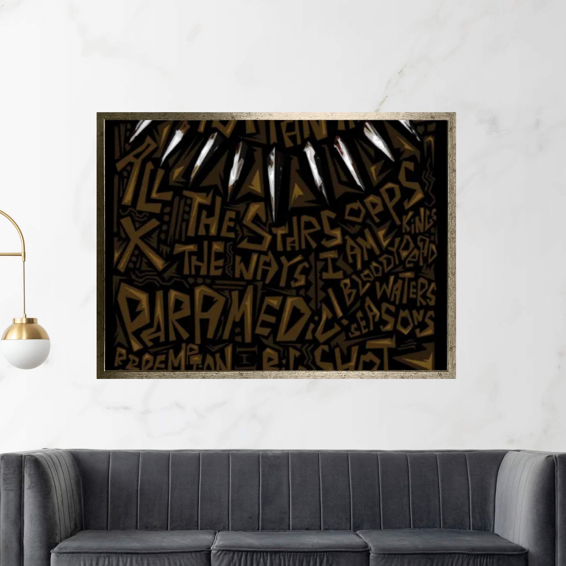 Black Panther Canvas Wall Art - Y Canvas
