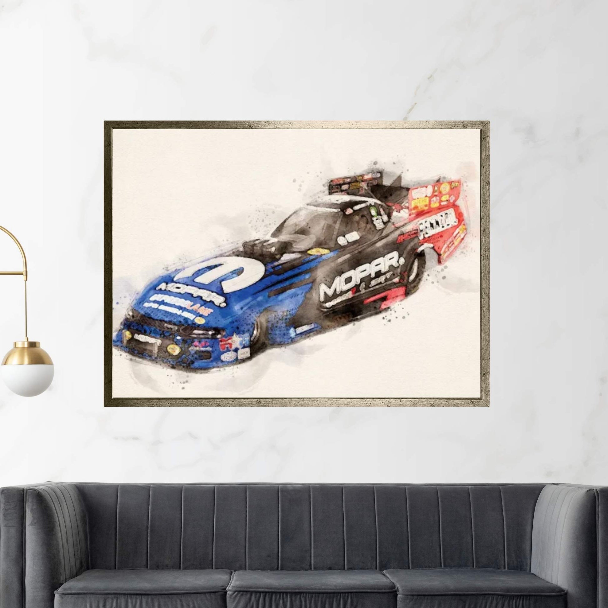 Dodge Tuning Canvas Wall Art - Y Canvas