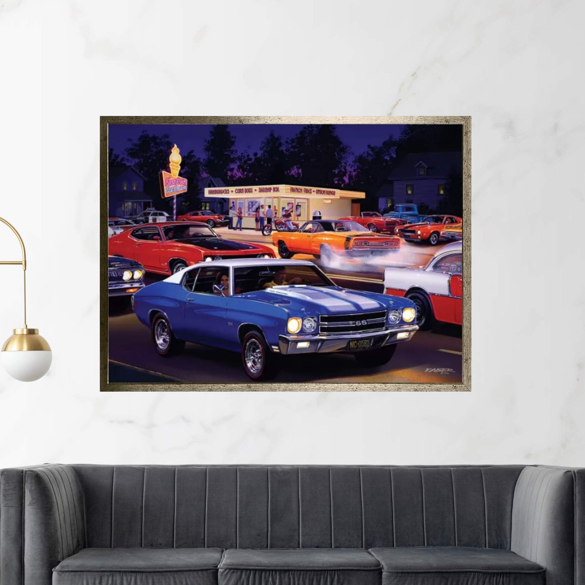 Fast Fred's Canvas Wall Art - Y Canvas