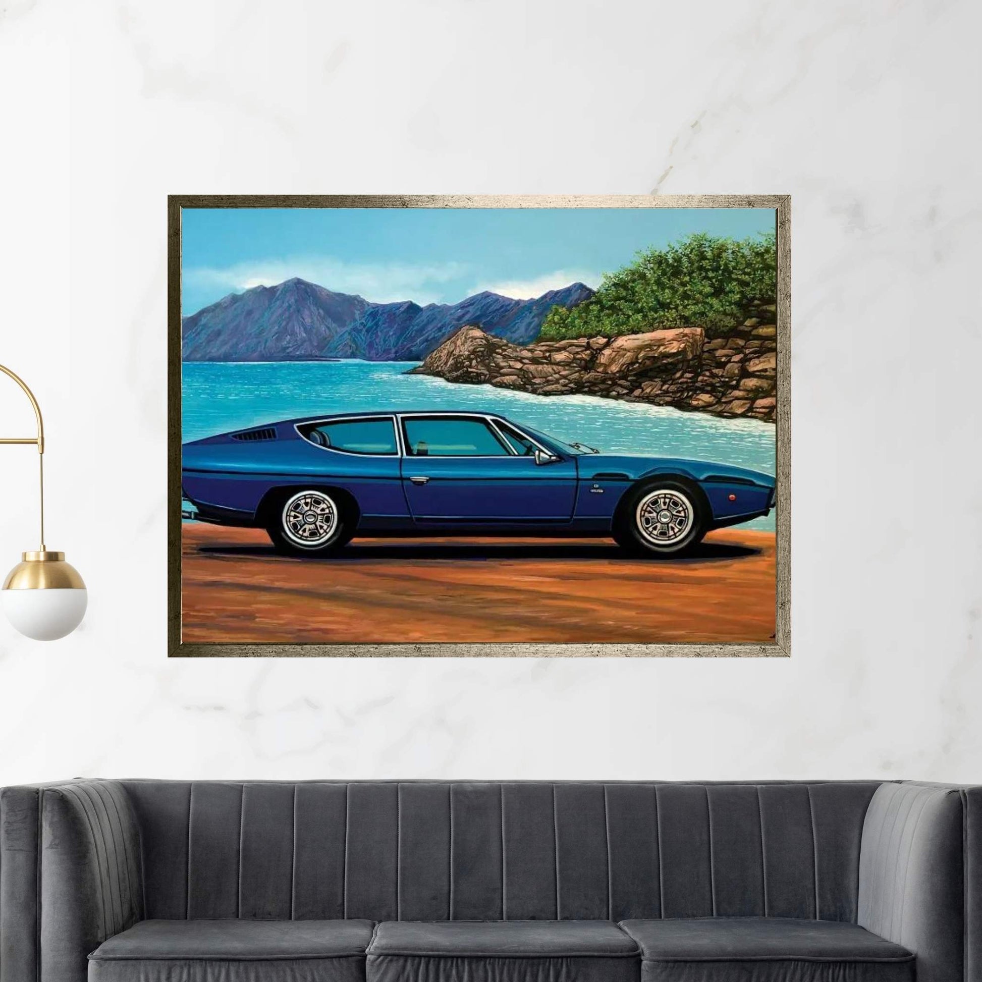 Lamborghini Espada Canvas Wall Art - Y Canvas
