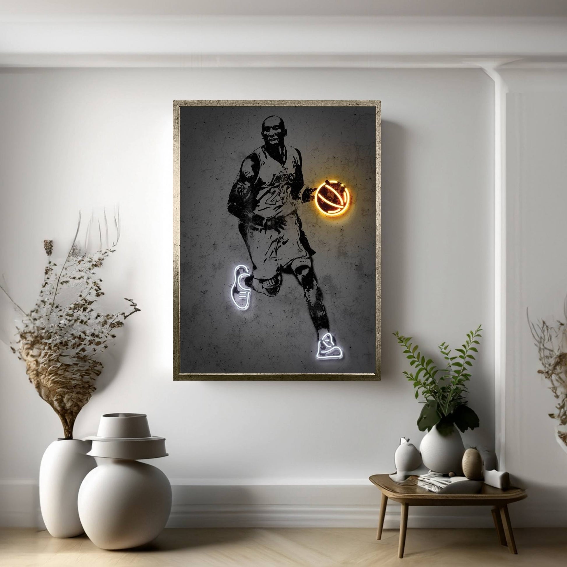 Kobe Canvas Wall Art - Y Canvas