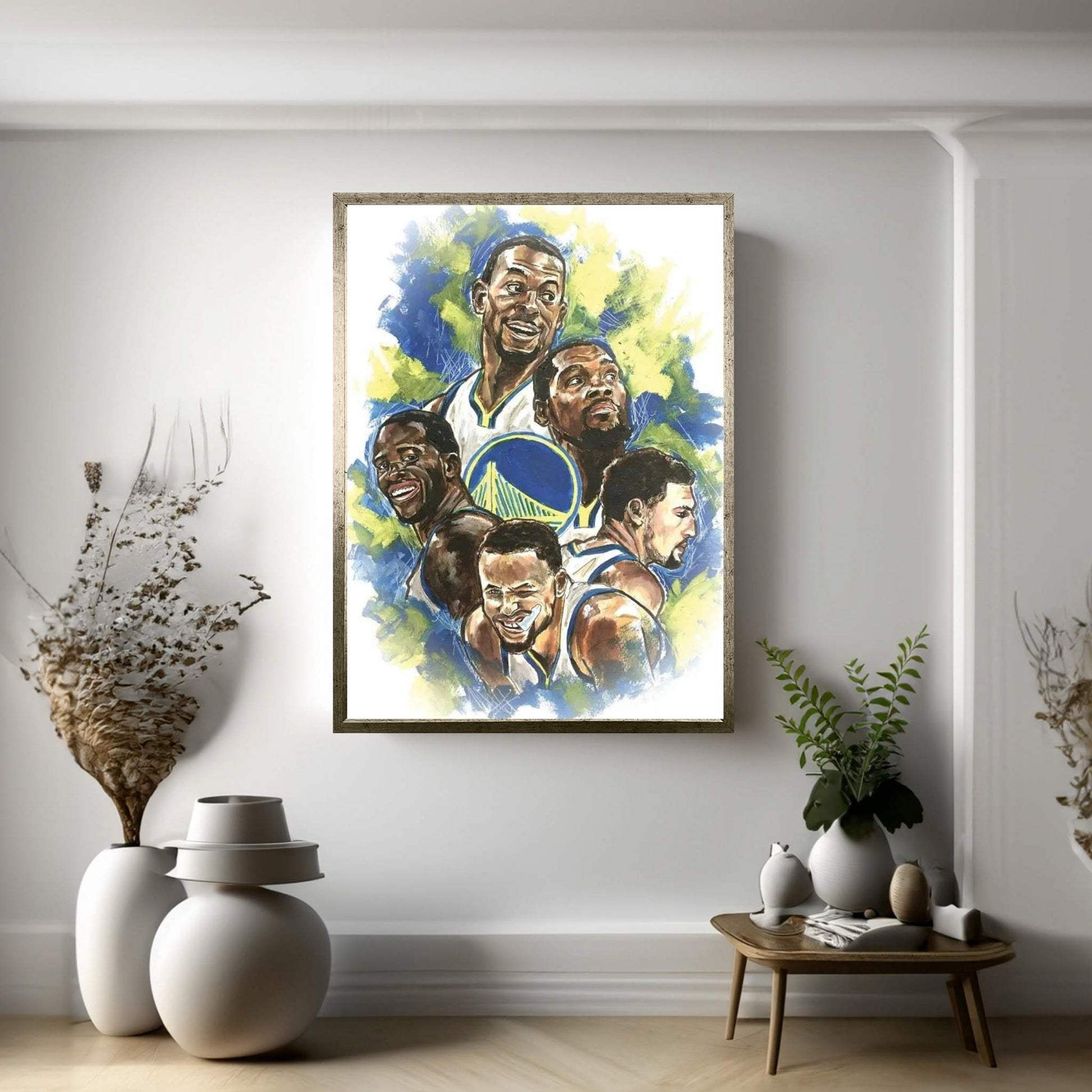 Golden State Warriors - Dynasty Canvas Wall Art - Y Canvas