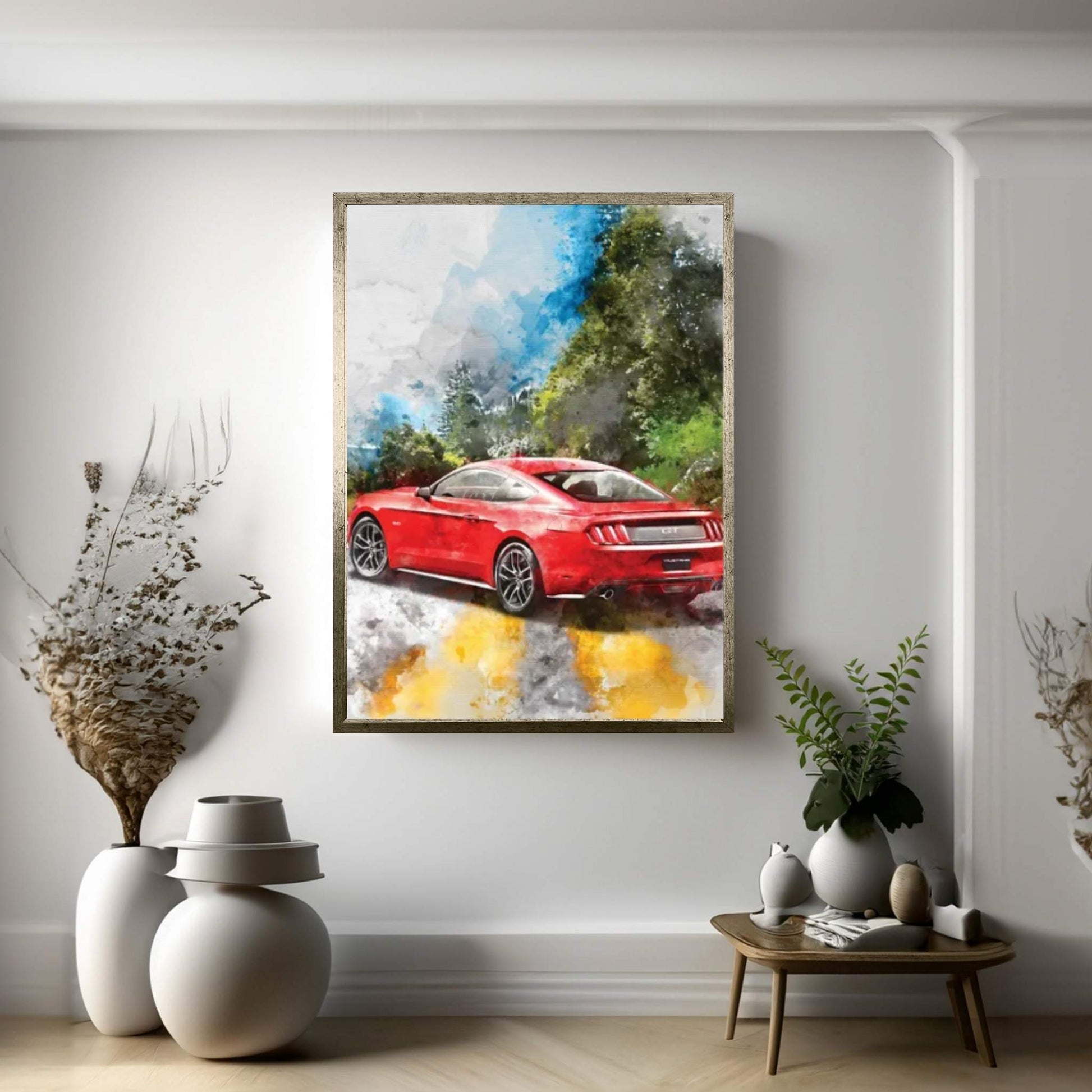 Ford Mustang Canvas Wall Art - Y Canvas