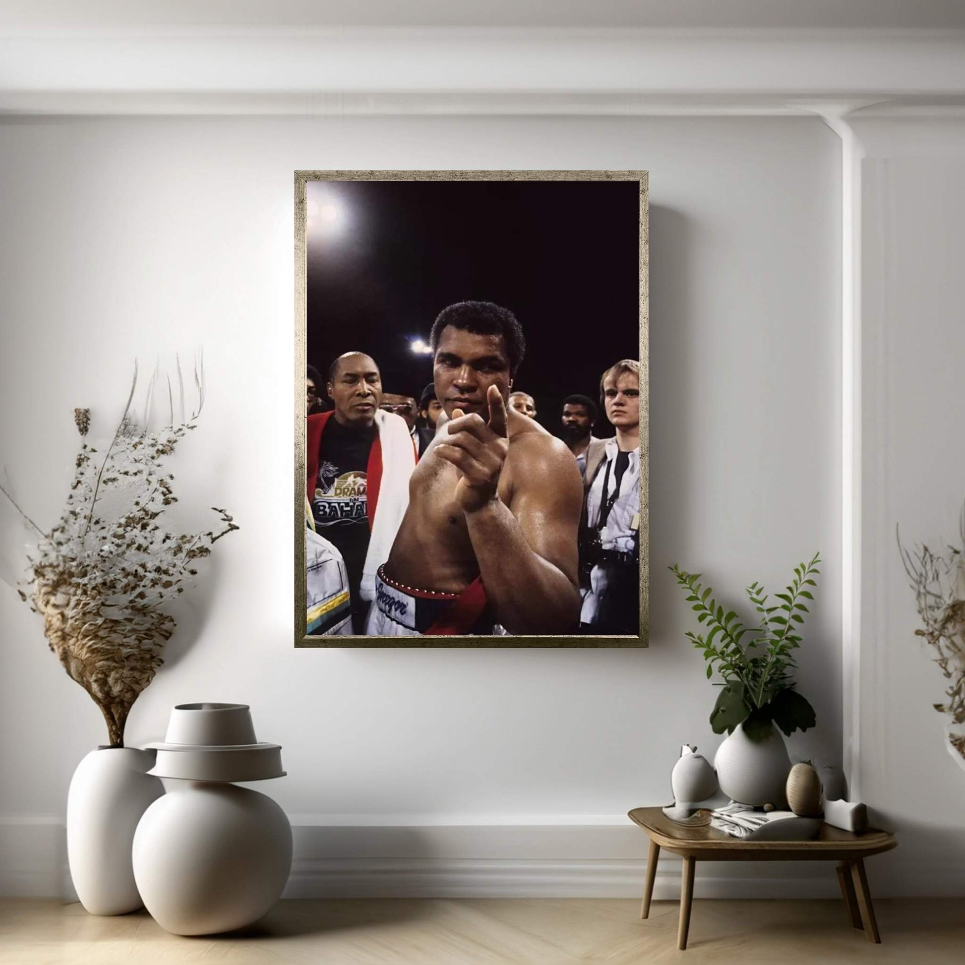 Post-Fight #1 Gesture, Drama In Bahama Canvas Wall Art - Y Canvas