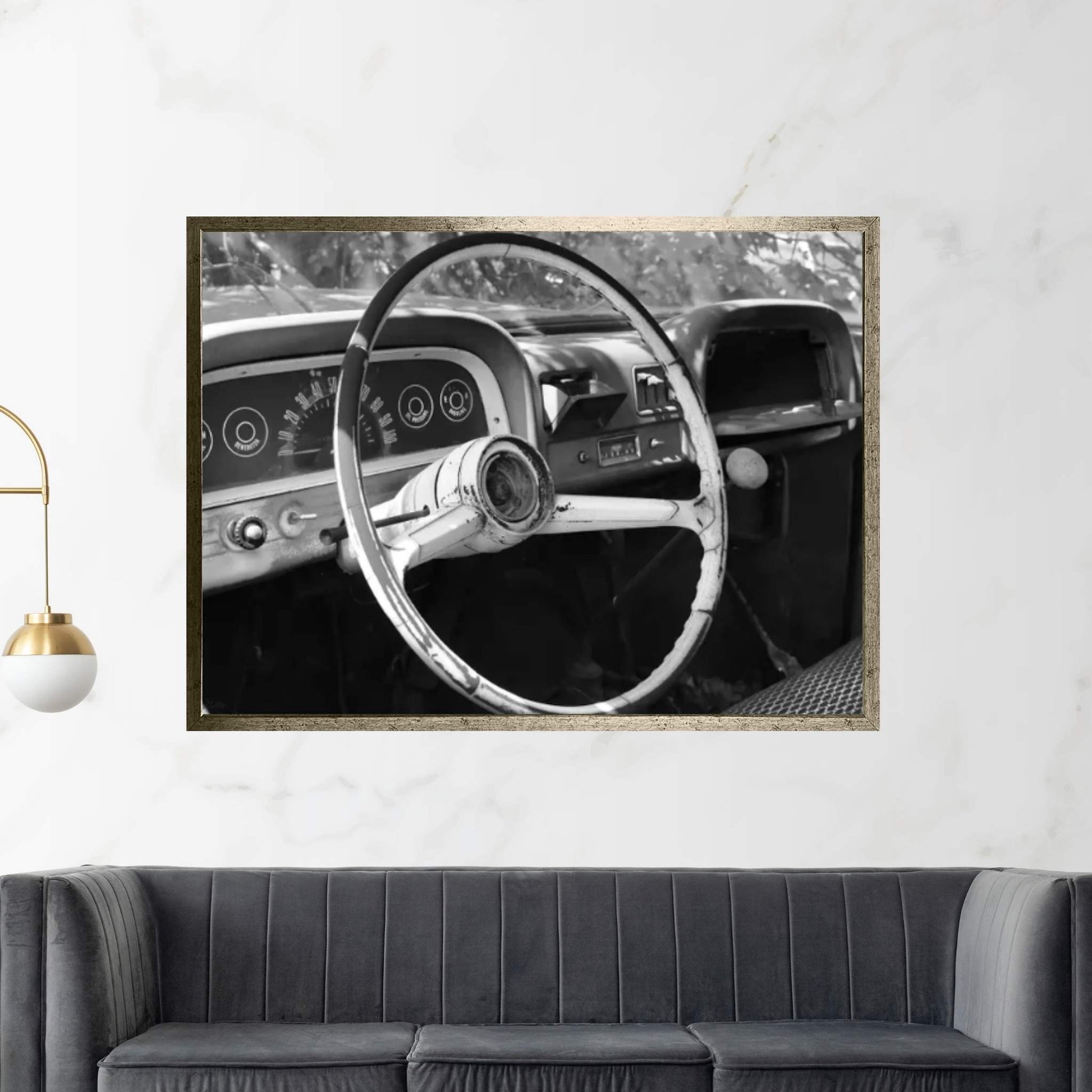 Chevy Steering Wheel Canvas Wall Art - Y Canvas