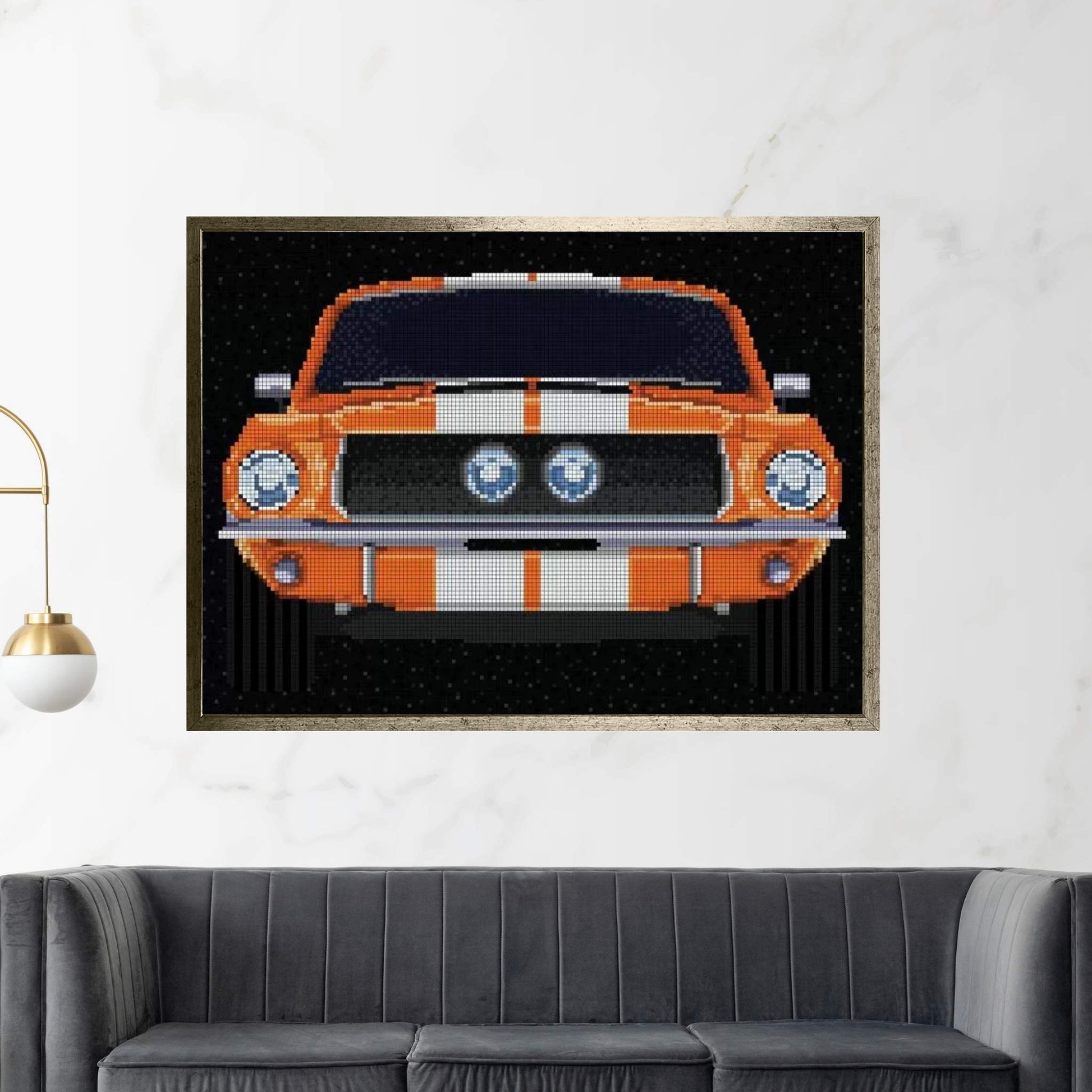 '67 Mustang Canvas Wall Art - Y Canvas