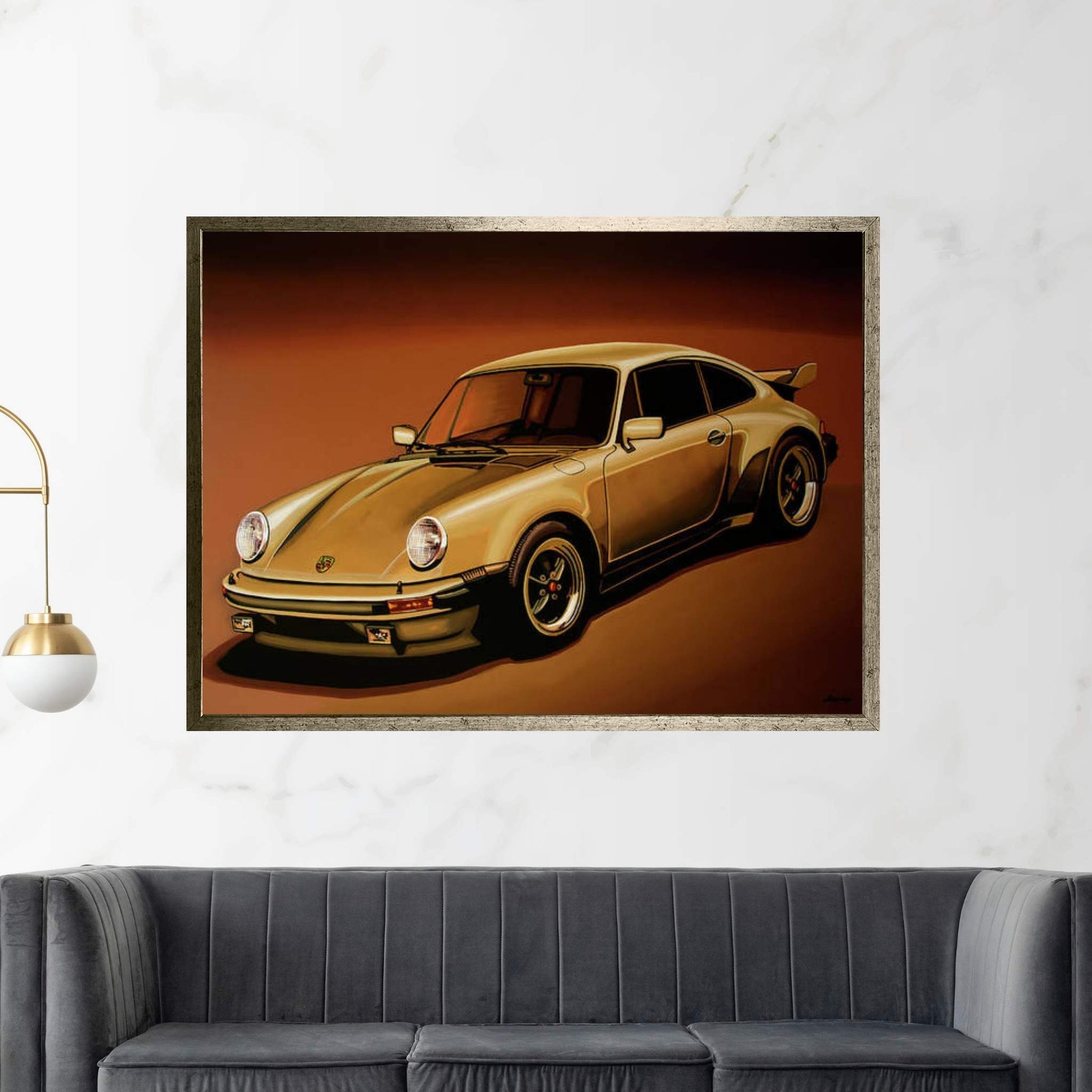 Porsche 911 Turbo 1976 Canvas Wall Art - Y Canvas