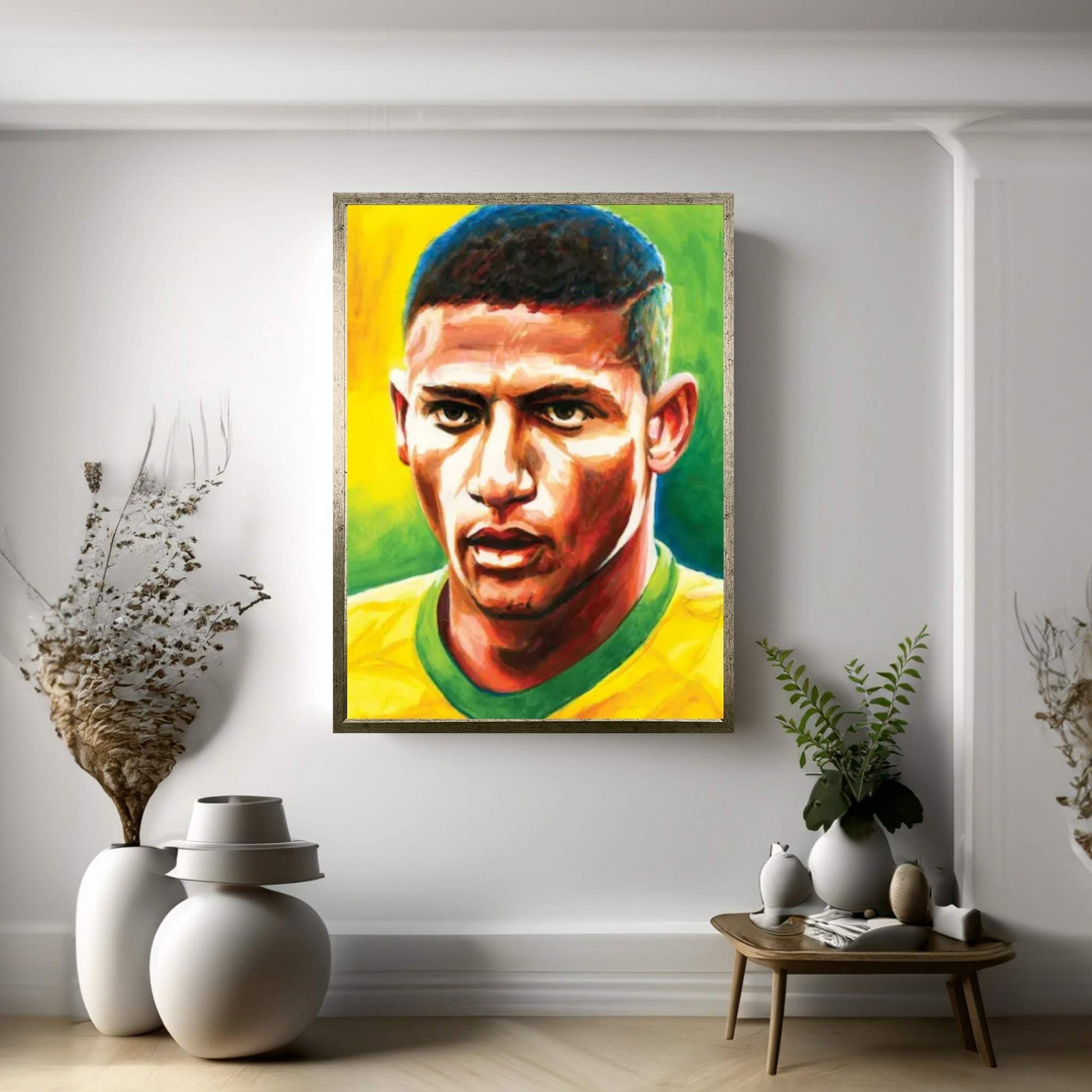 Richarlison - Brazil Canvas Wall Art - Y Canvas