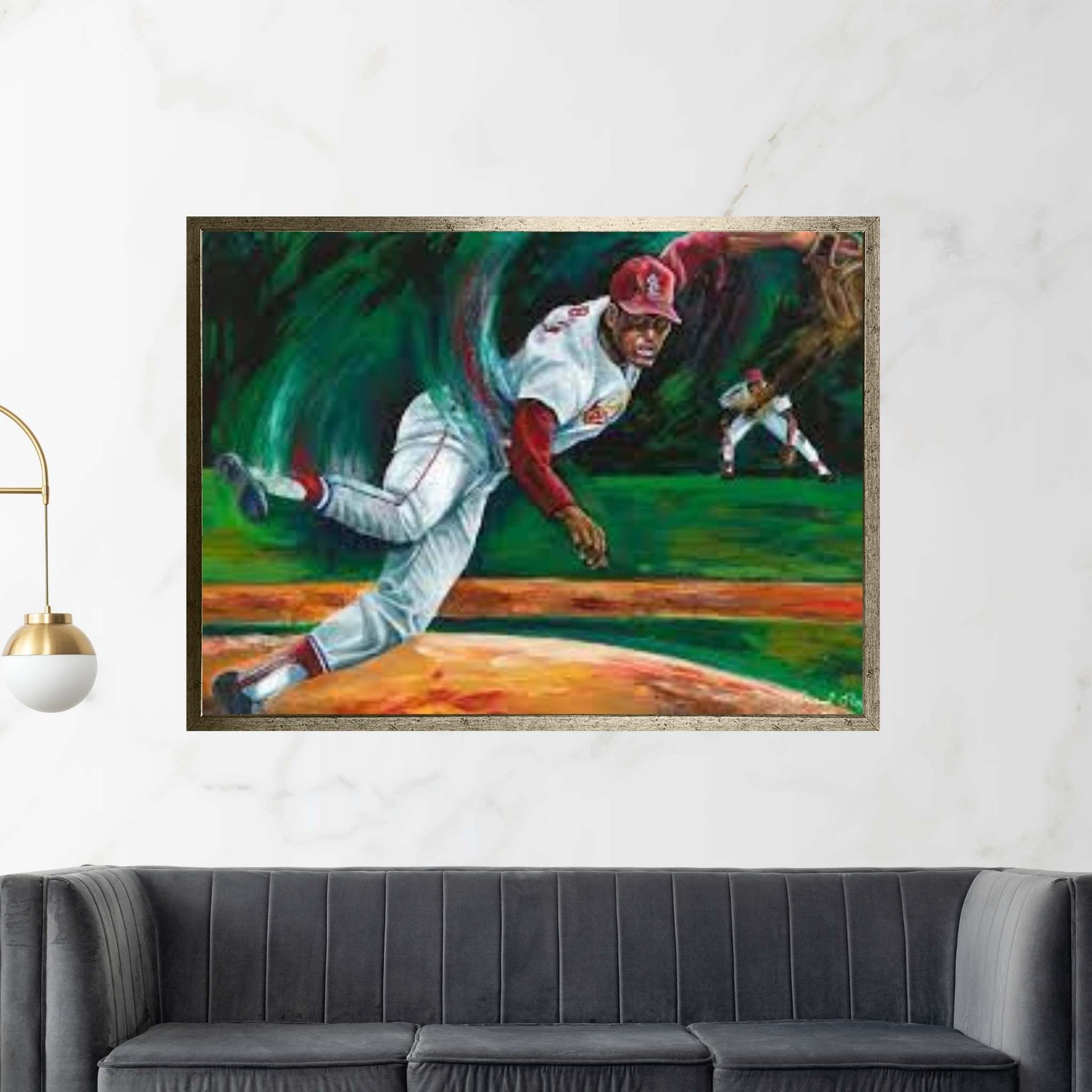 Gibby (Bob Gibson) Canvas Wall Art - Y Canvas