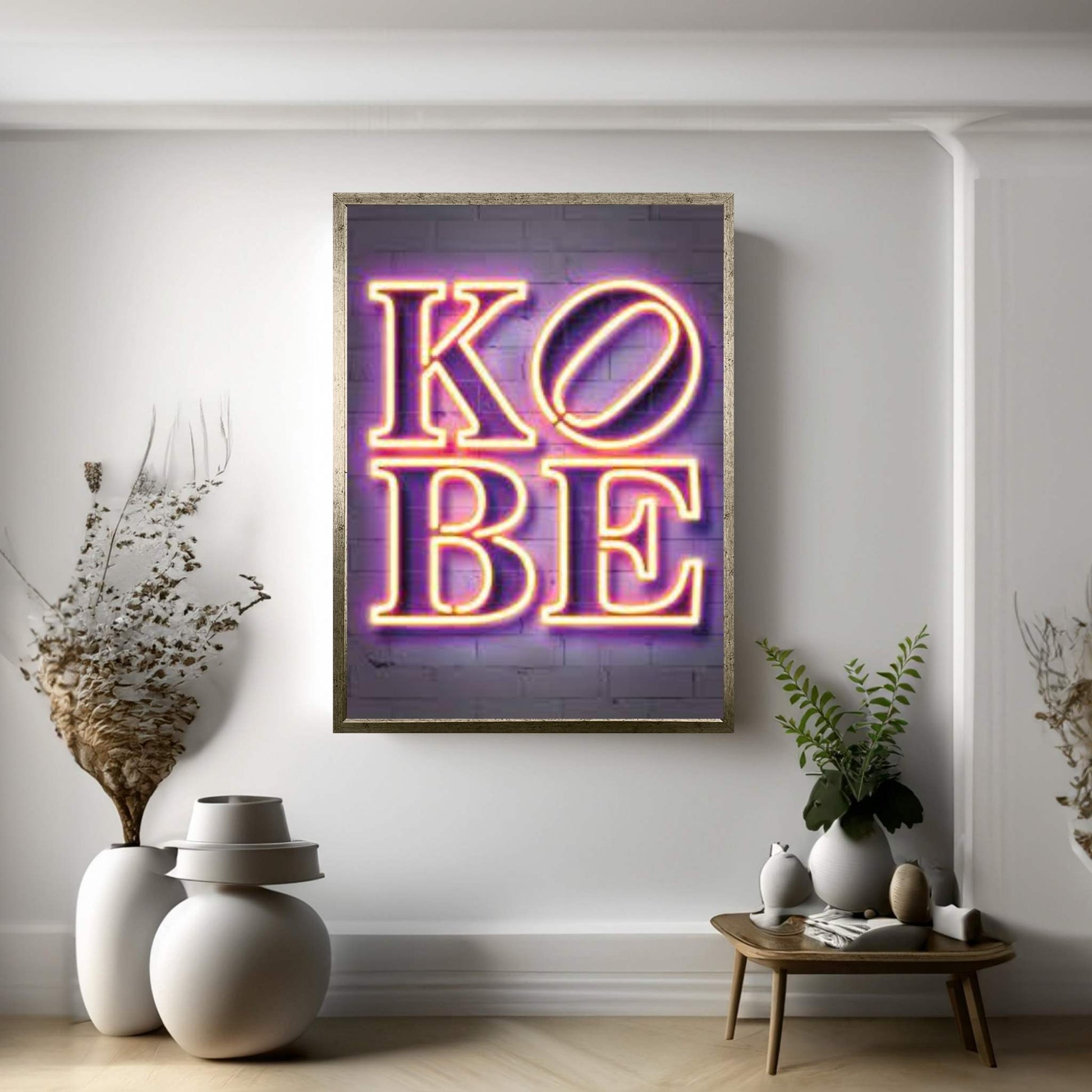 Love Kobe Canvas Wall Art - Y Canvas