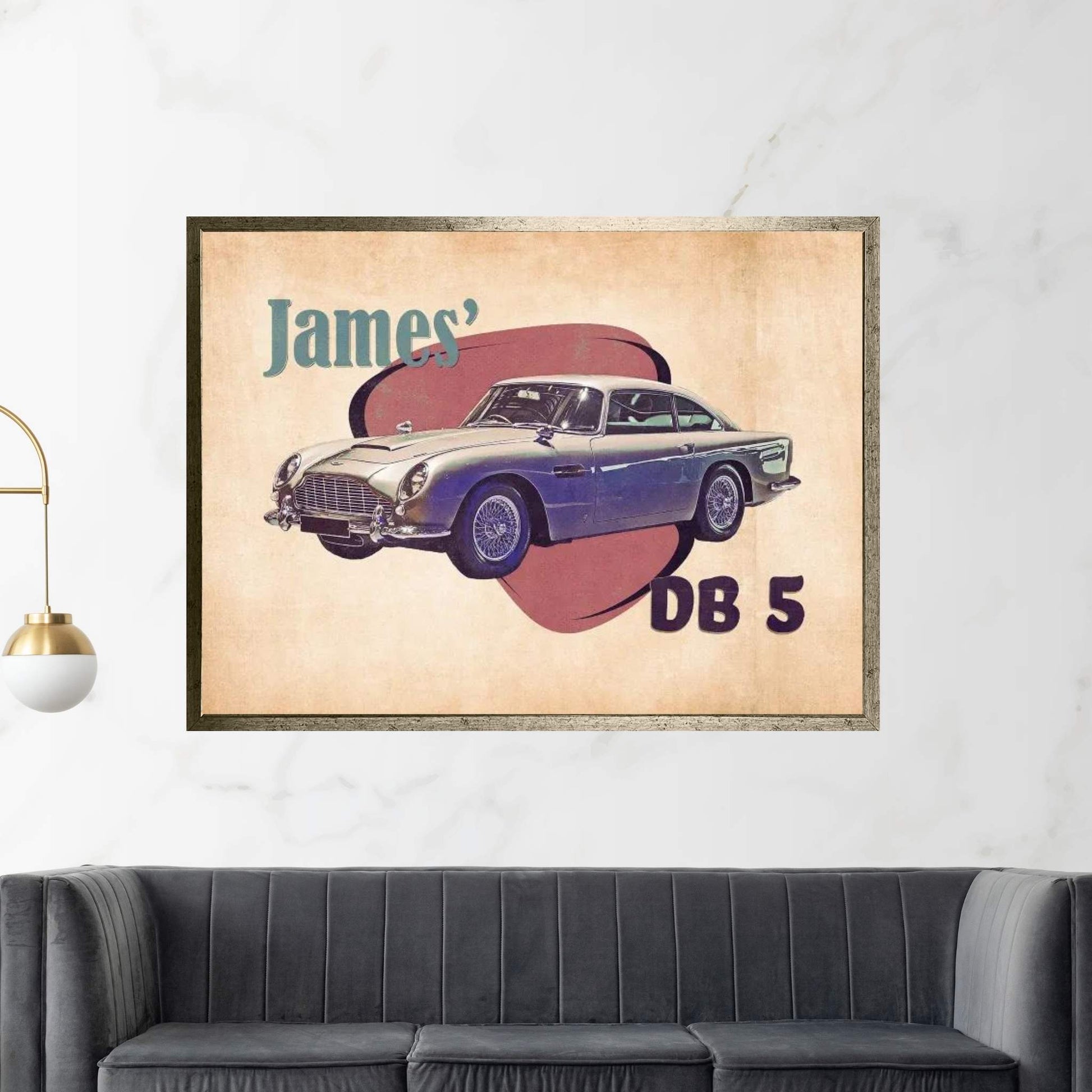 James' Db 5 Canvas Wall Art - Y Canvas