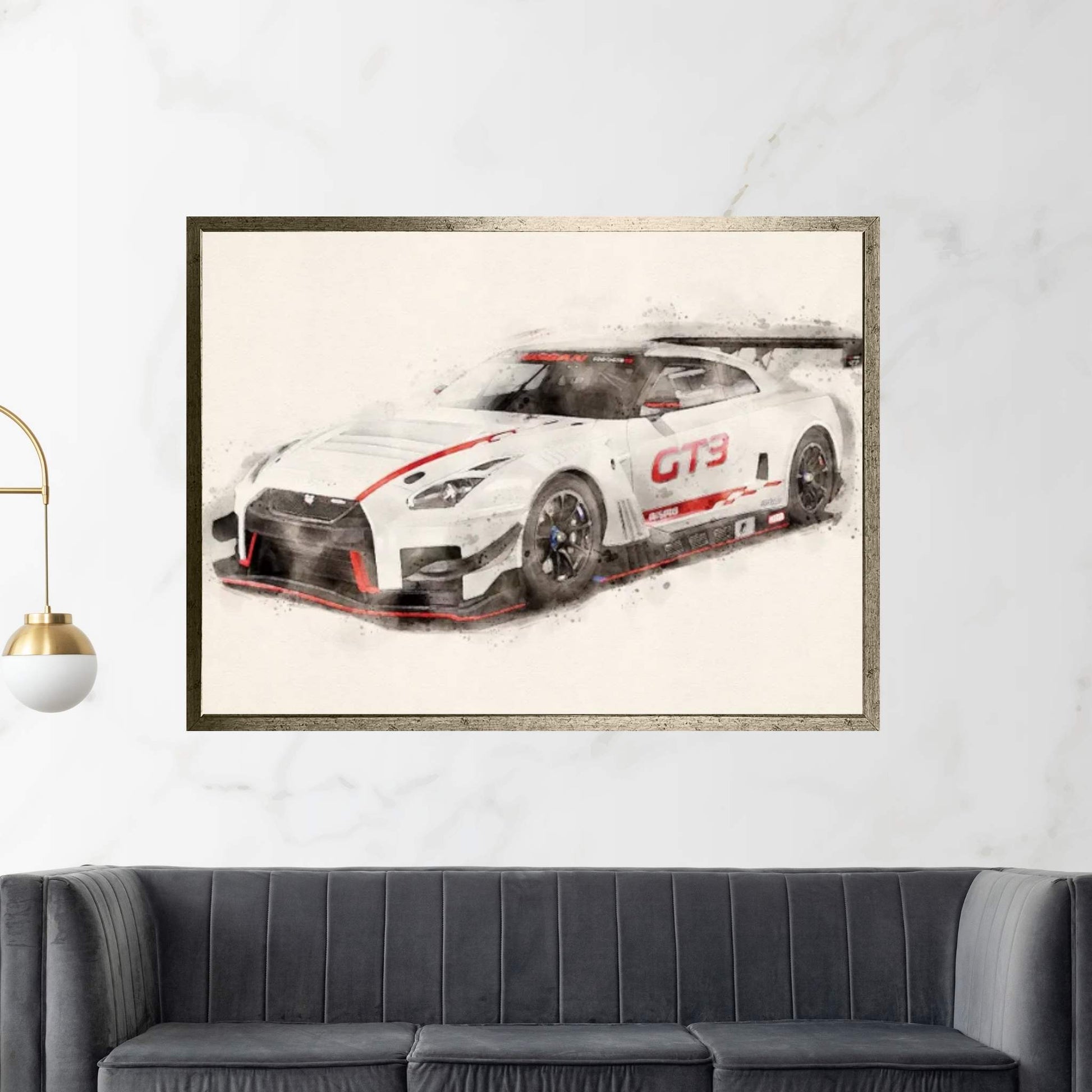 Nissan Tuning Nismo GT Canvas Wall Art - Y Canvas