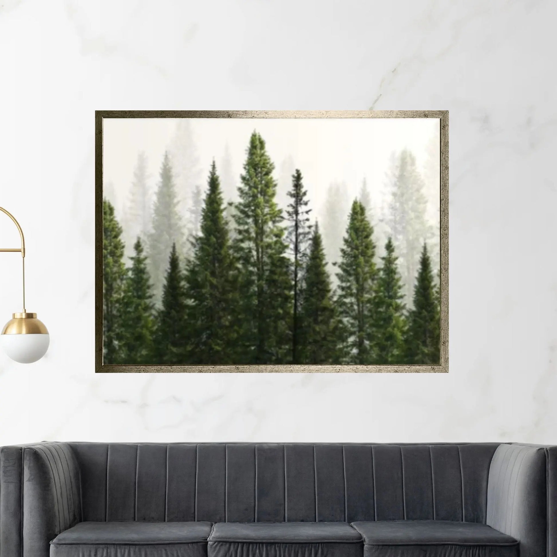 Forest Tree Print Forest Trees Canvas Wall Art,Forest Tree Wall Art Forest Canvas Wall Art Nature Art Canvas Art Forest Print - Y Canvas