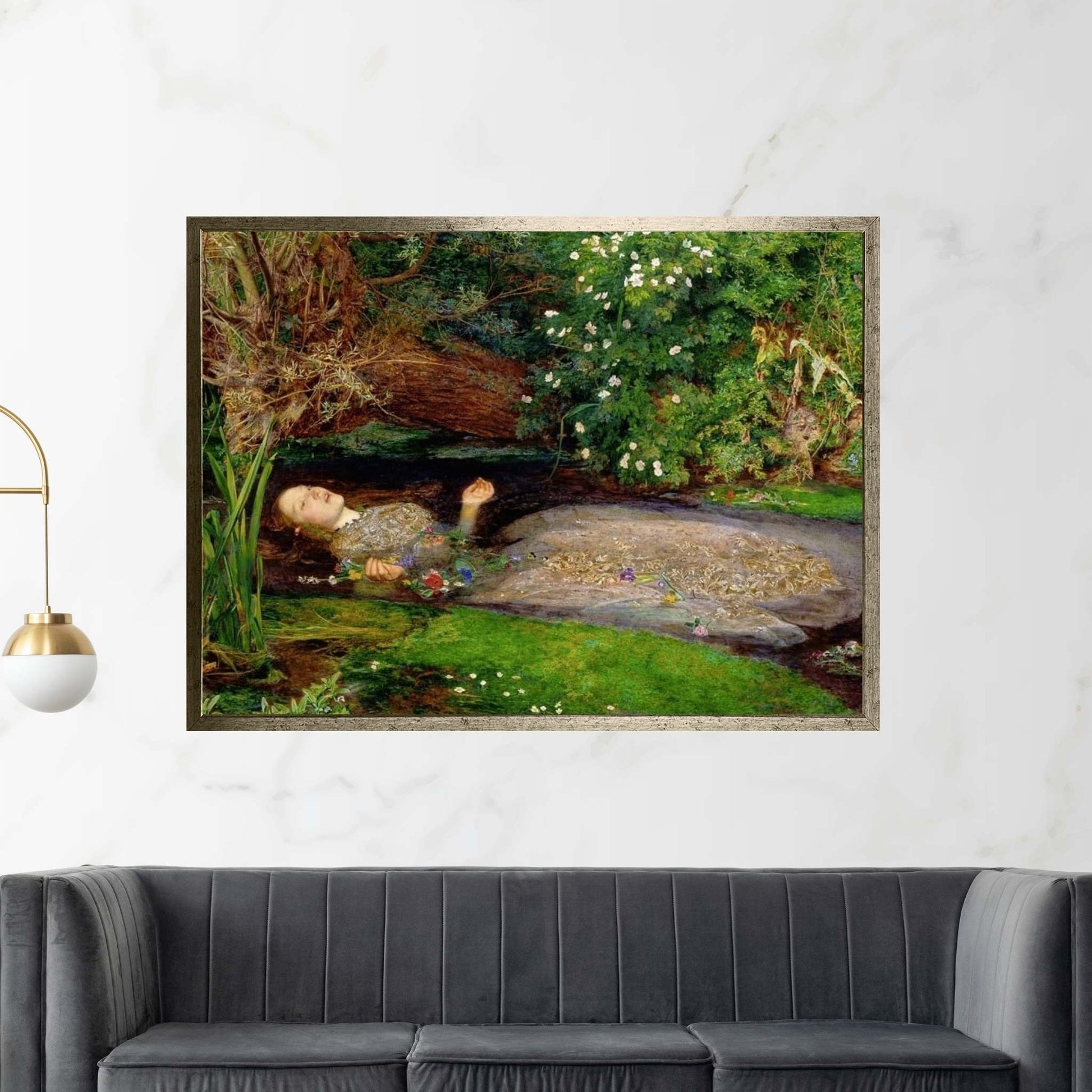 Ophelia Canvas Wall Art - Y Canvas