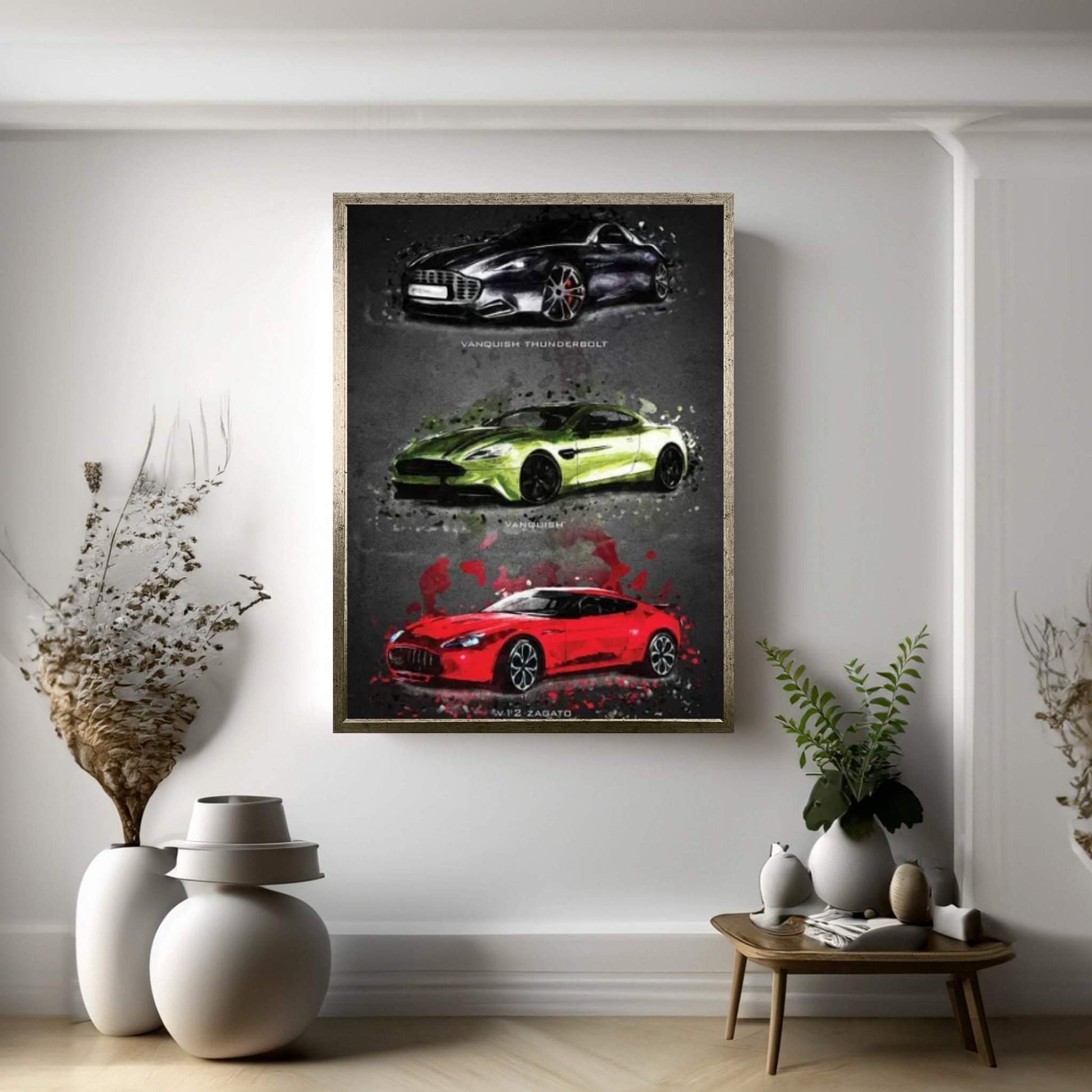Aston Martin Canvas Wall Art - Y Canvas