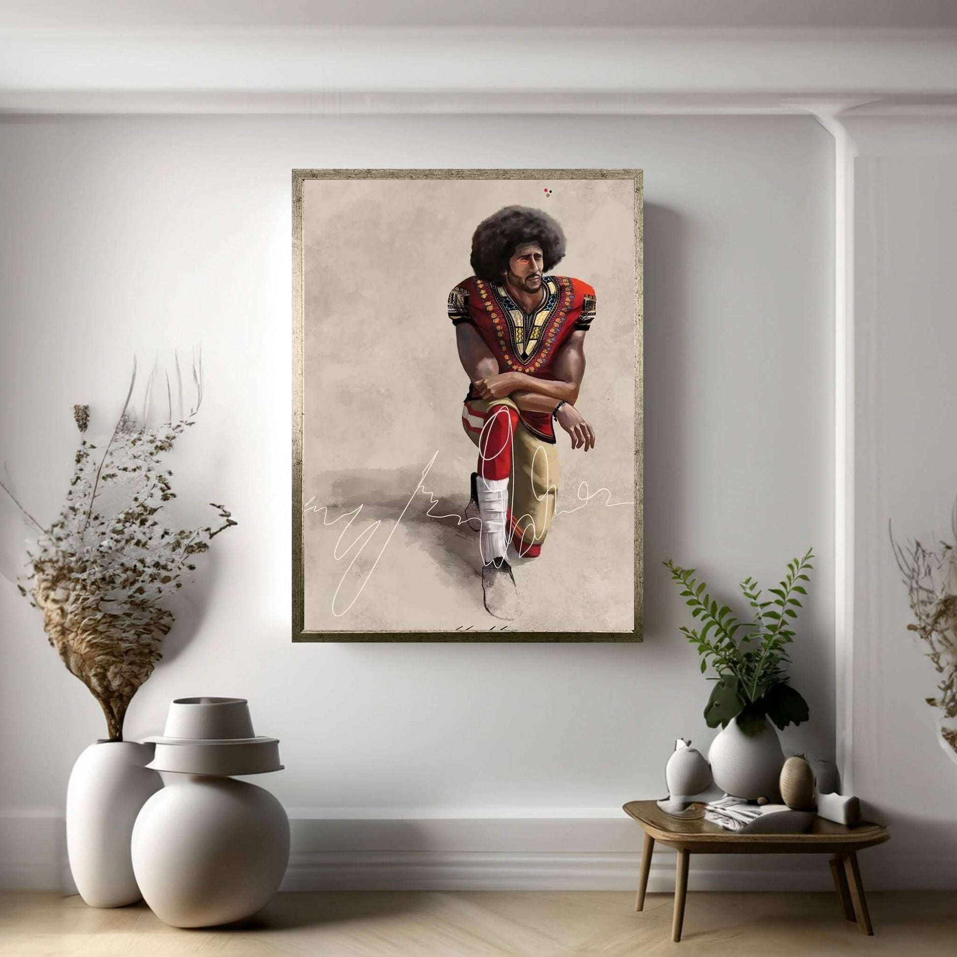 BHM Kaepernick Canvas Wall Art - Y Canvas