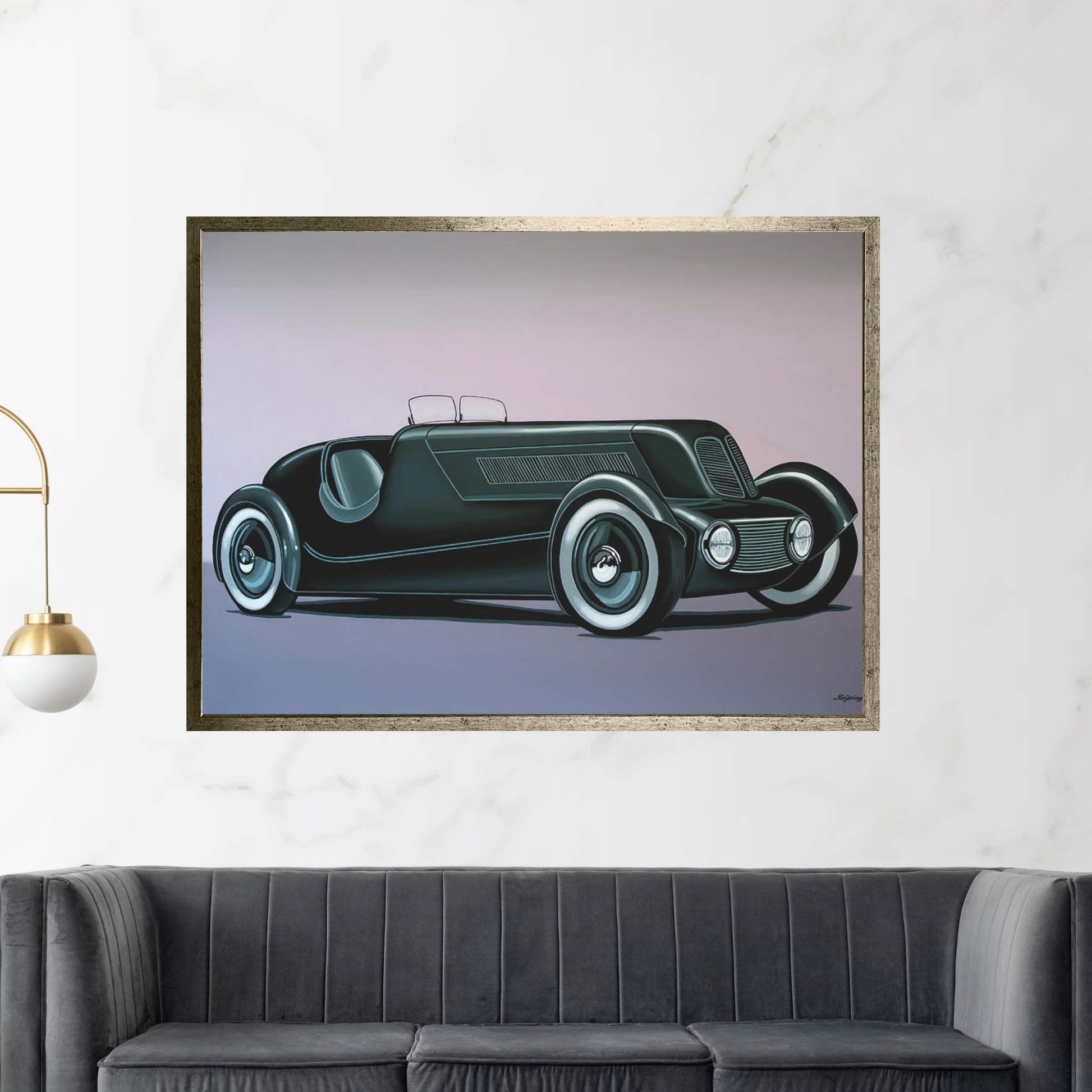 Edsel Ford Model 40 Special Speedster 1934 Canvas Wall Art - Y Canvas