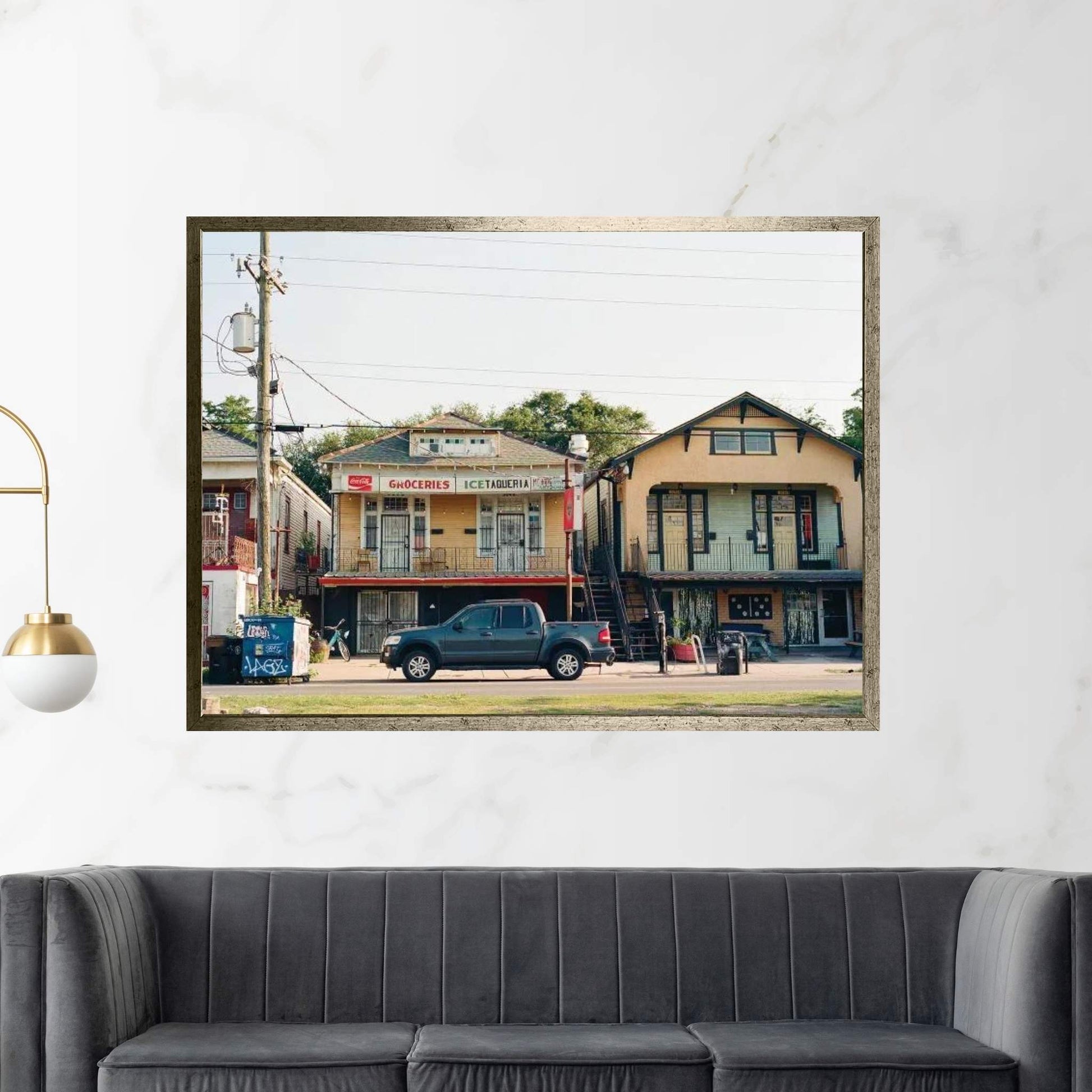 New Orleans Marigny IV On Film Canvas Wall Art - Y Canvas
