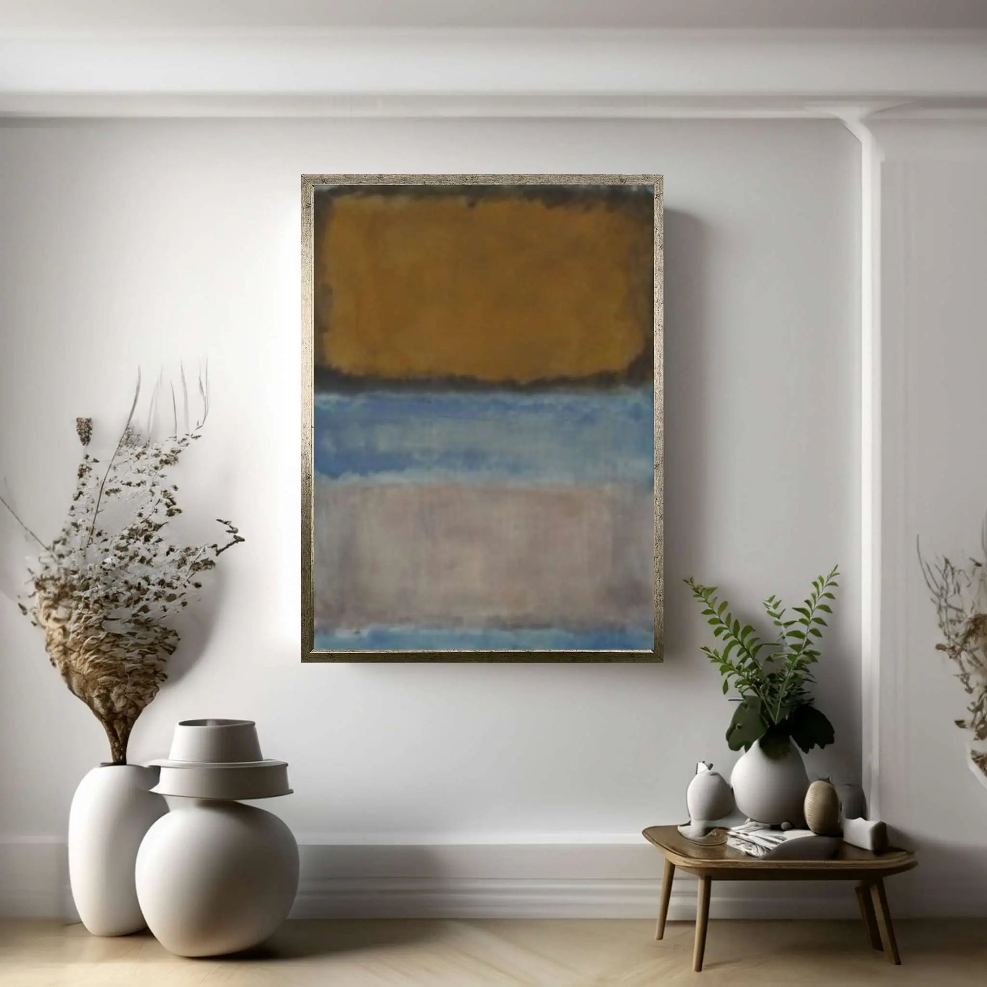 Mark Rothko Frame Canvas/Poster Art Reproduction, Rothko Reproduction - Y Canvas