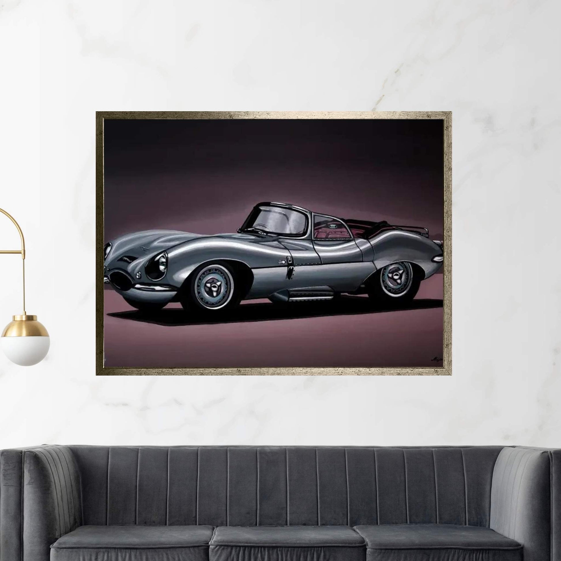 Jaguar XKSS 1957 Canvas Wall Art - Y Canvas