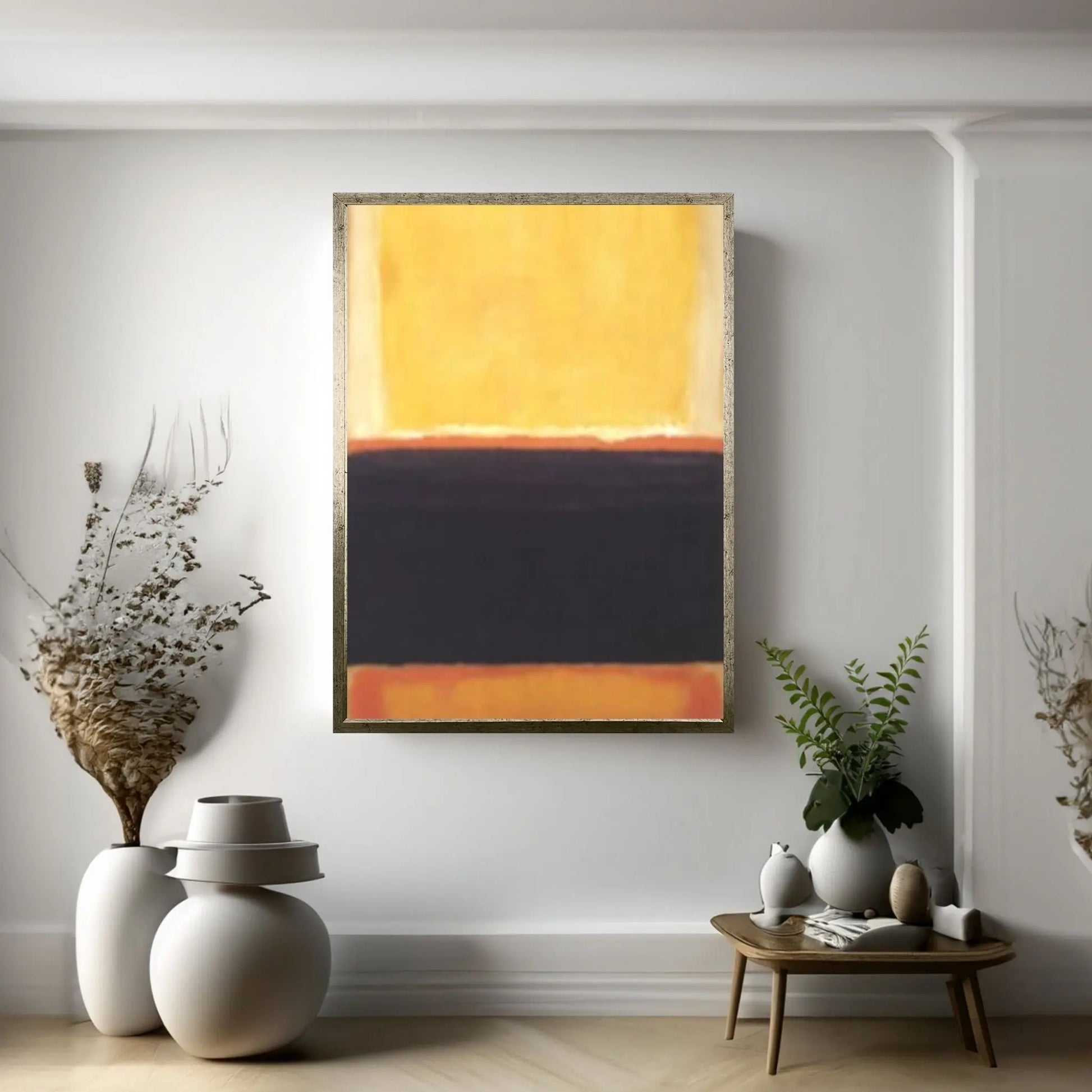 Mark Rothko Frame Canvas/Poster Art Reproduction, Rothko Reproduction - Y Canvas