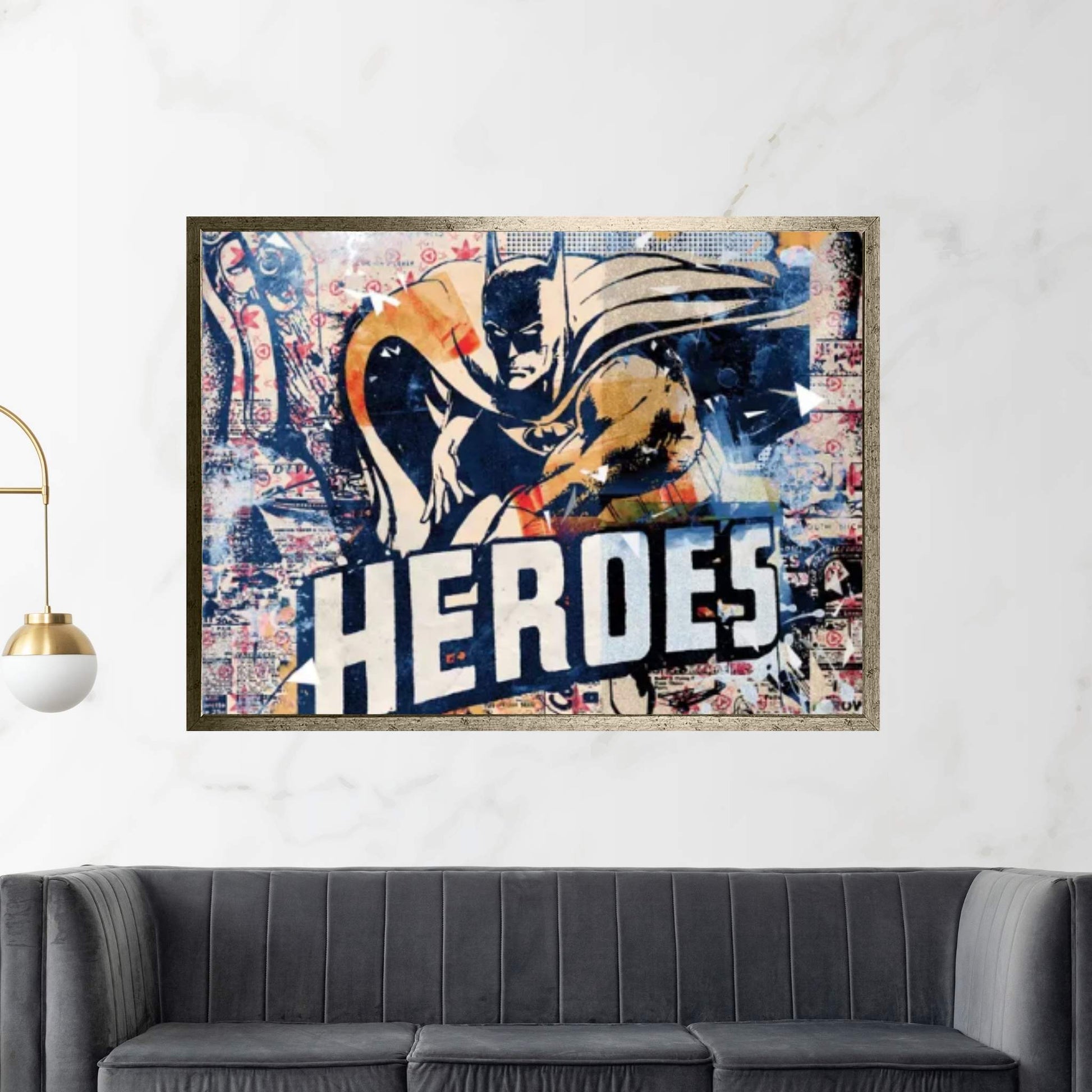 Heroes Canvas Wall Art - Y Canvas