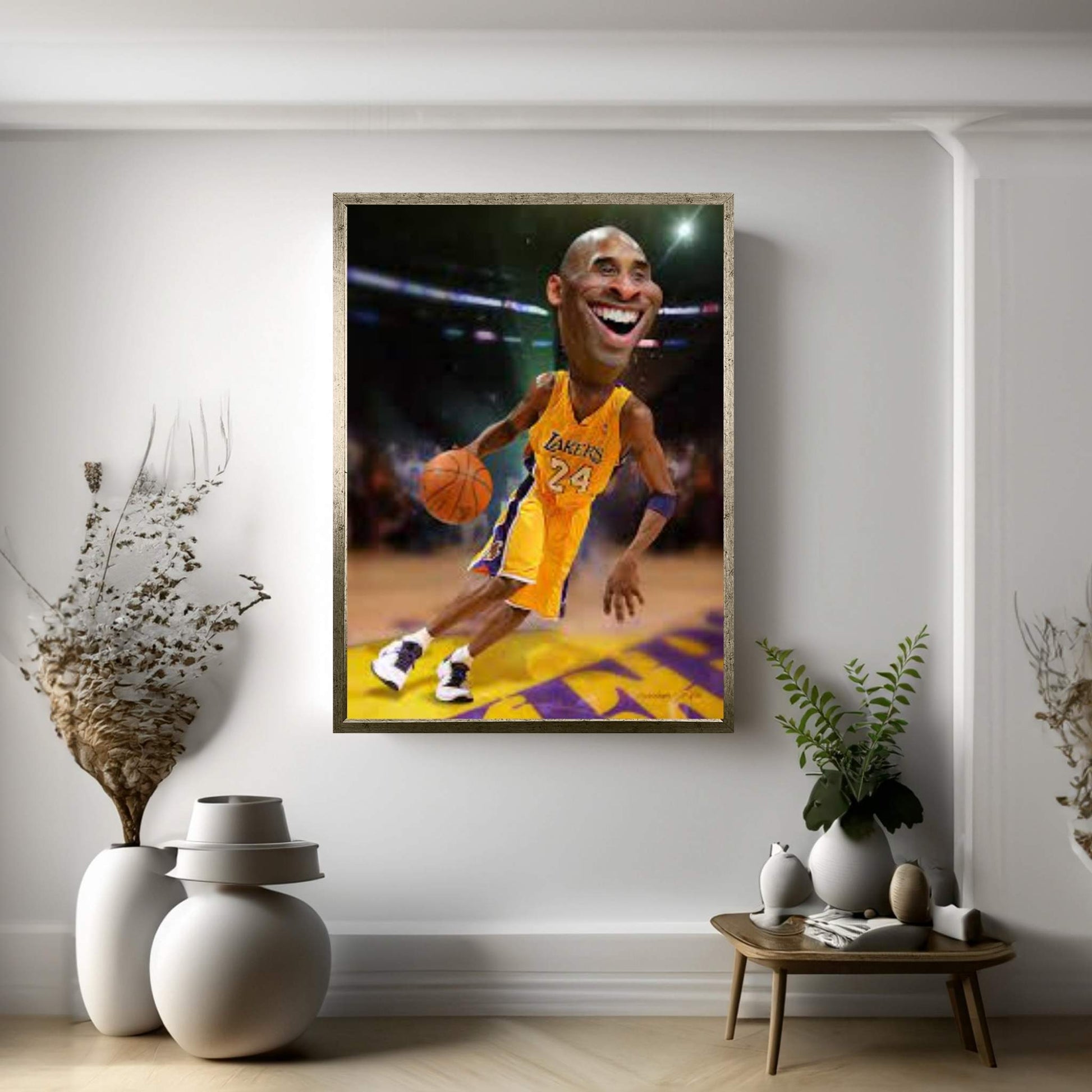 Kobe Bryant Canvas Wall Art - Y Canvas