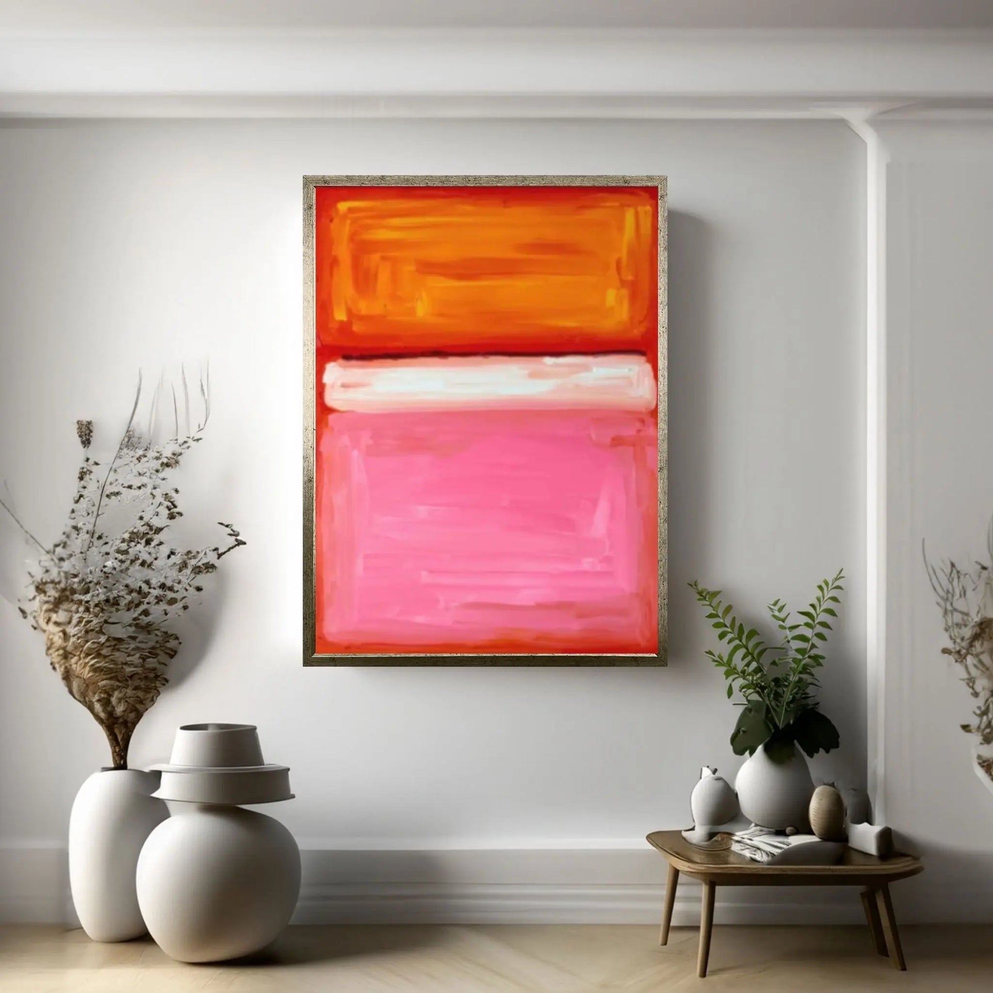 Mark Rothko Frame Canvas/Poster Art Reproduction, Rothko Reproduction - Y Canvas