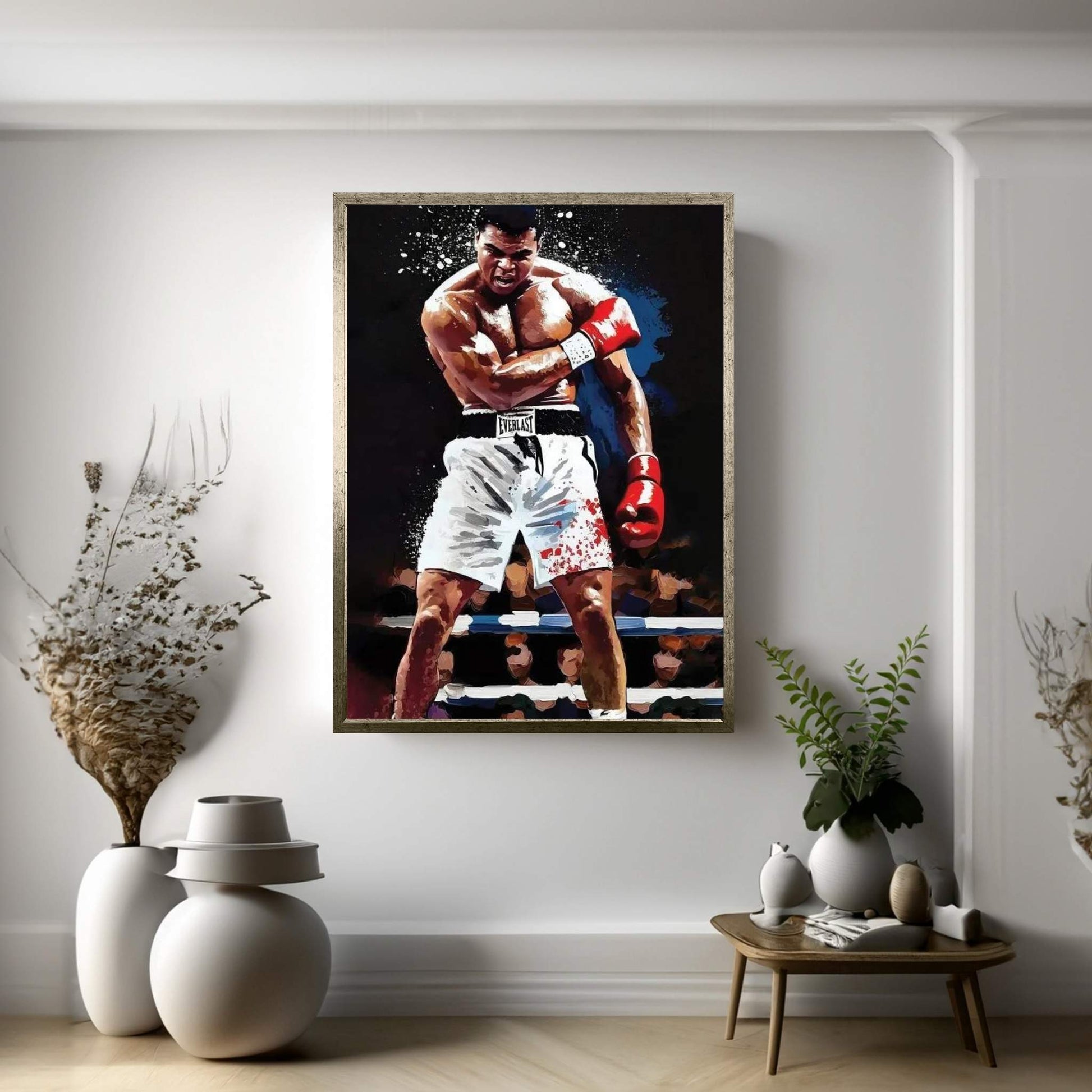 Muhammad Ali - Sting Like A Bee Canvas Wall Art - Y Canvas